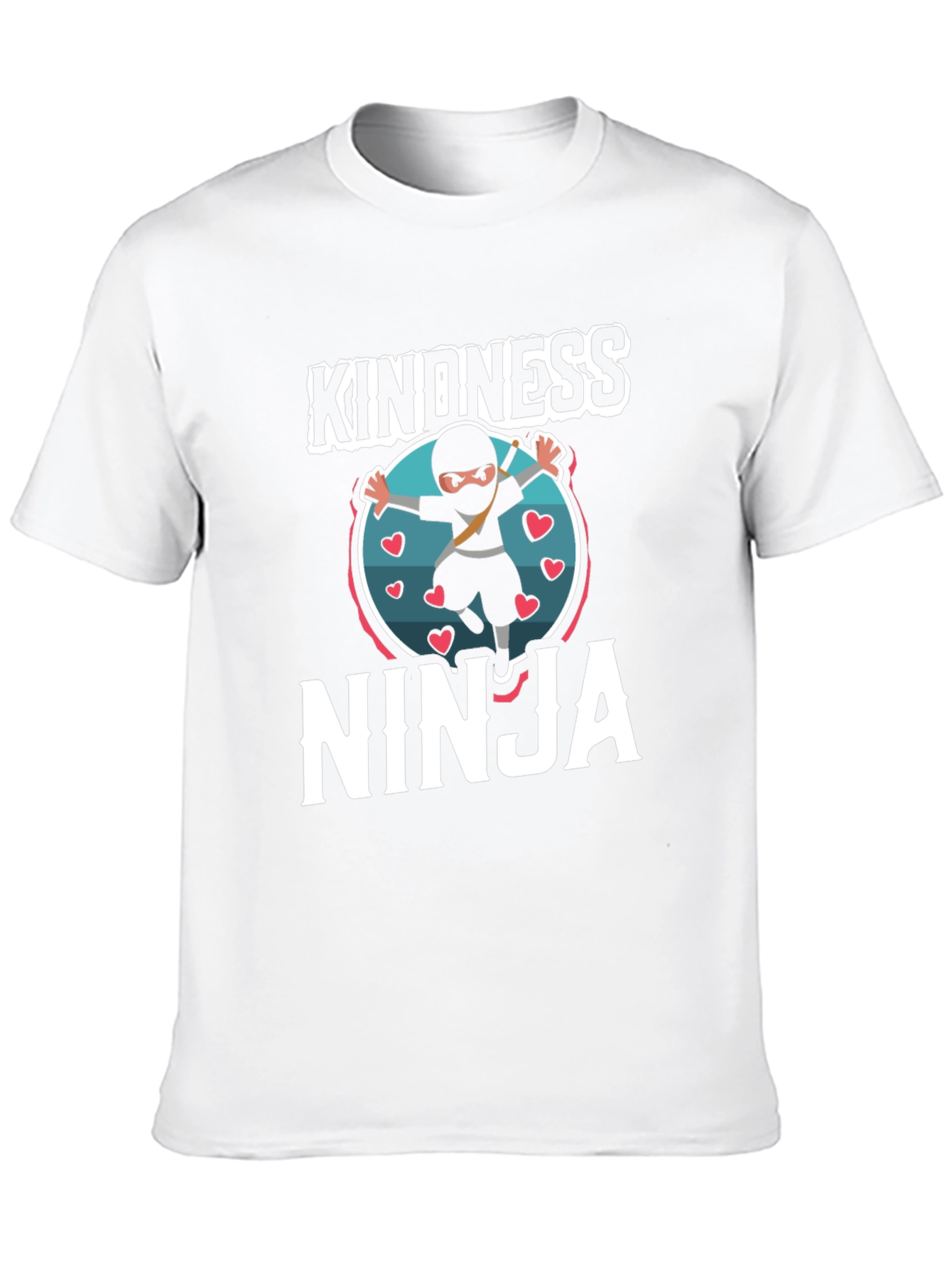 Kindness Ninja T-Shirt -  Comfortable Crew Neck Tee