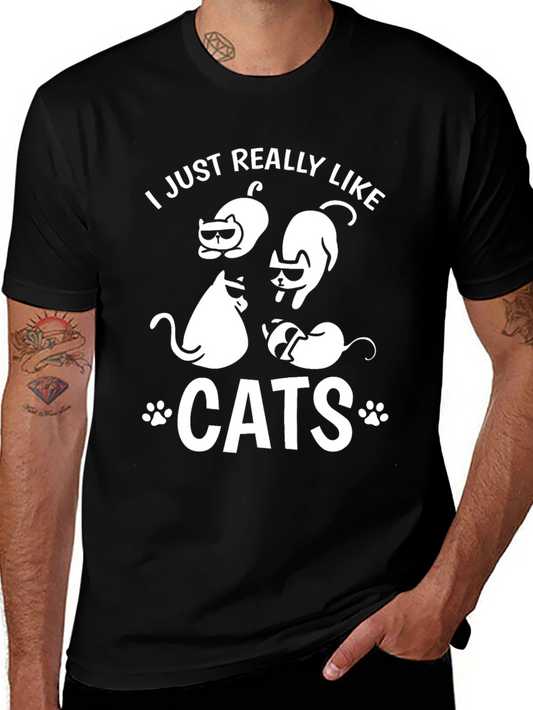 I Just Really Like Cats T-Shirt