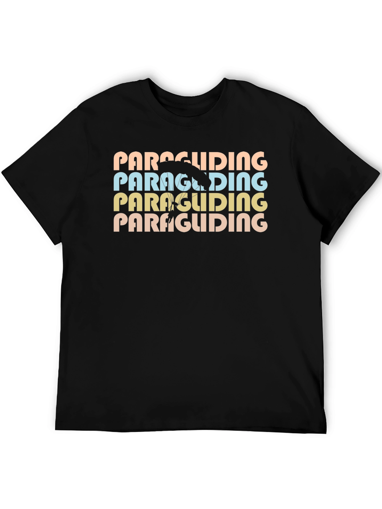 Paragliding Retro Style T-Shirt