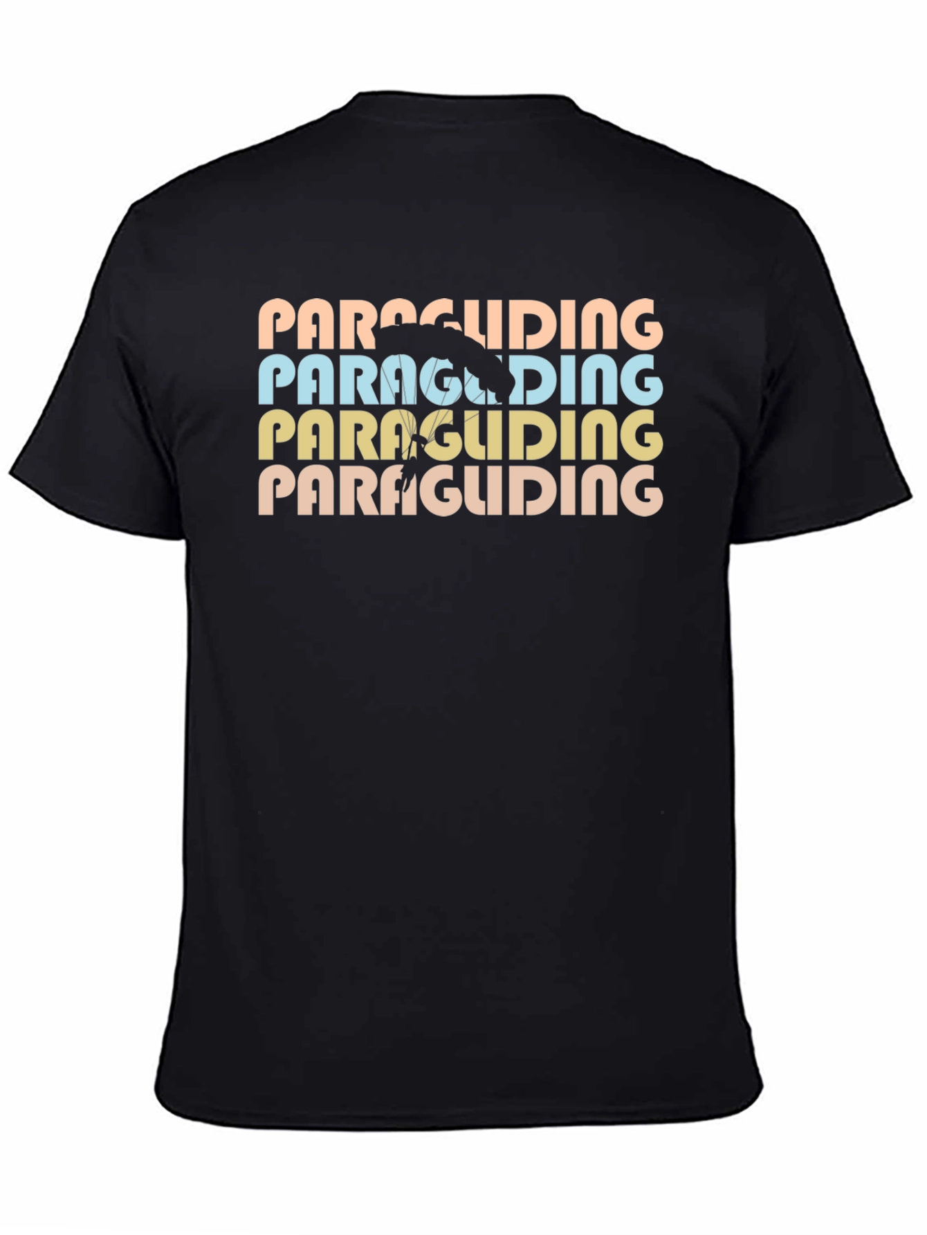 Paragliding Retro Style T-Shirt
