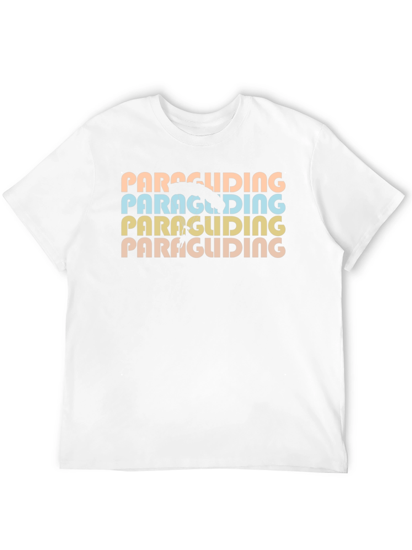 Paragliding Retro Style T-Shirt