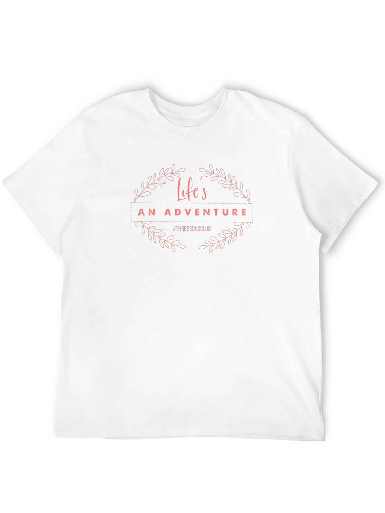 Lifes An Adventure Black T-Shirt
