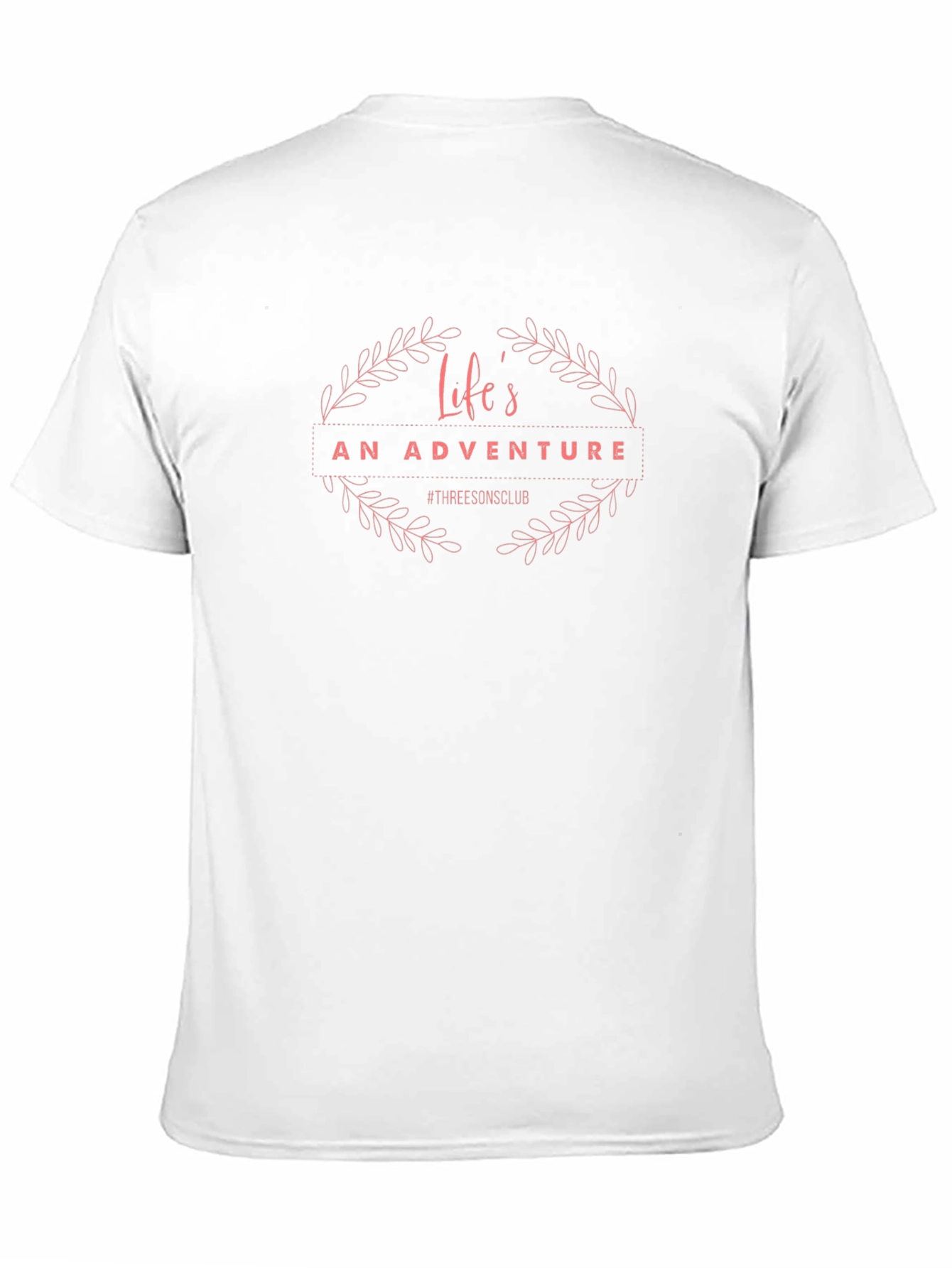 Lifes An Adventure Black T-Shirt