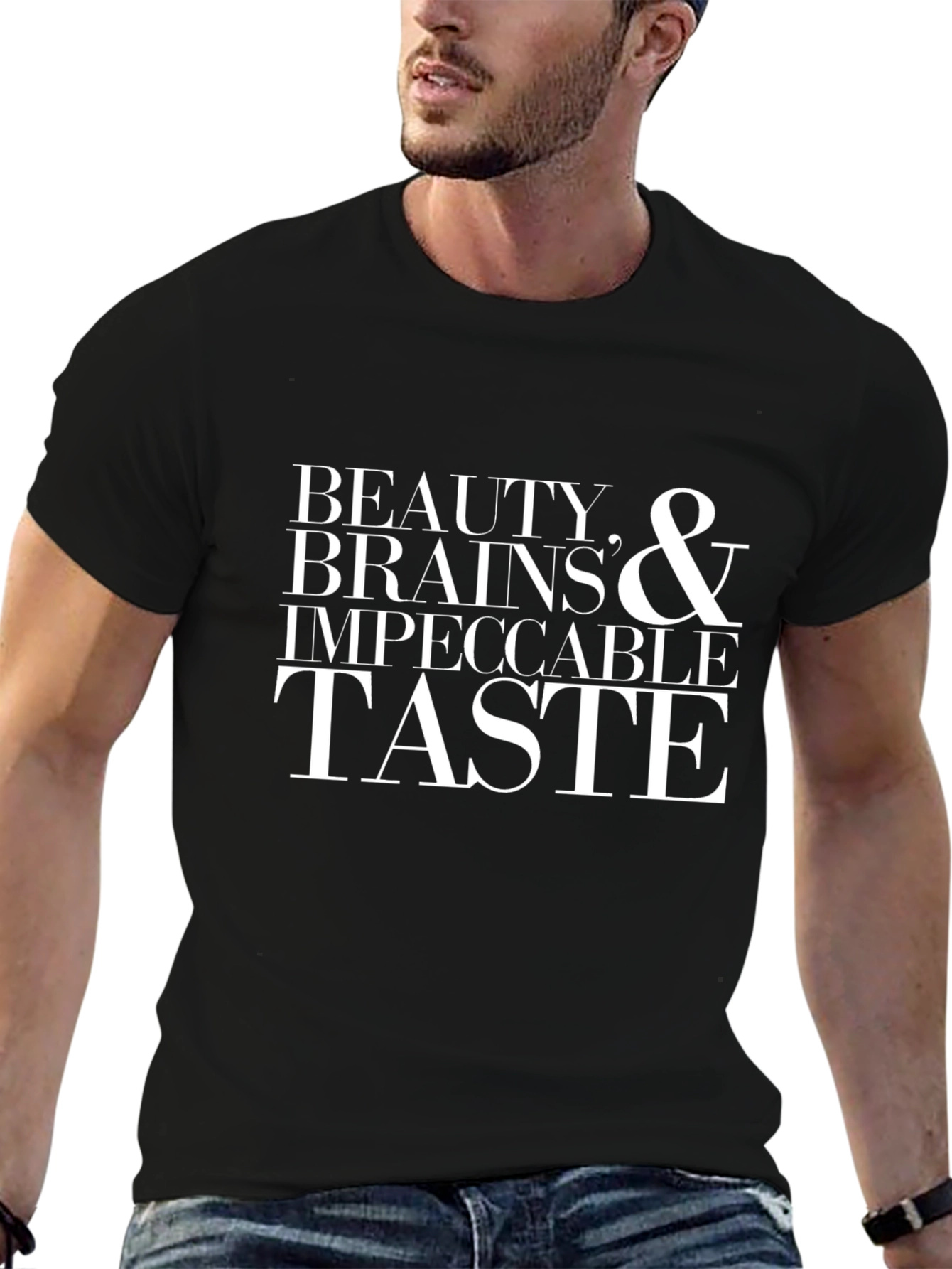 Beauty Brains Impeccable Taste Graphic Tee