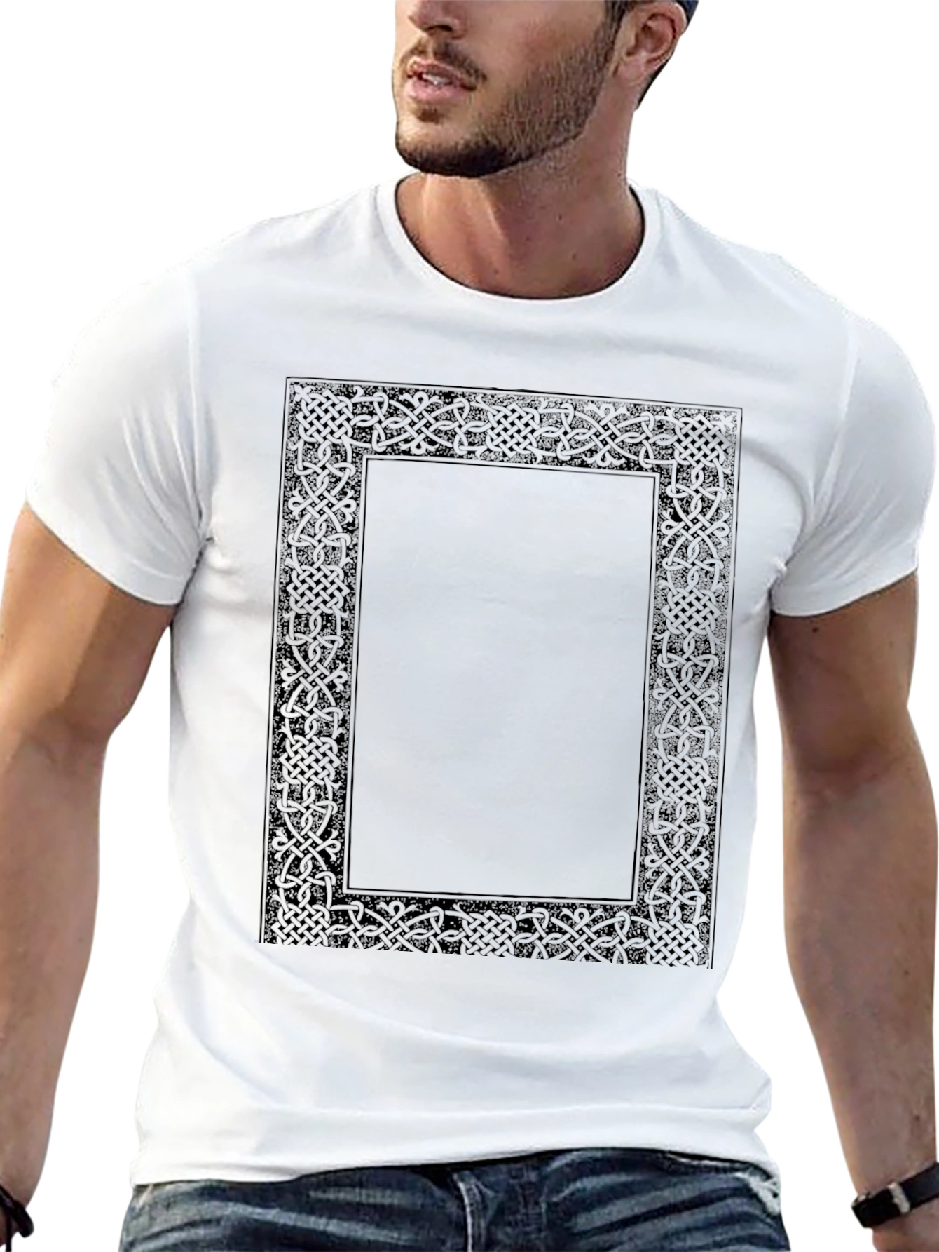 Celtic Knot Framed Graphic T-Shirt