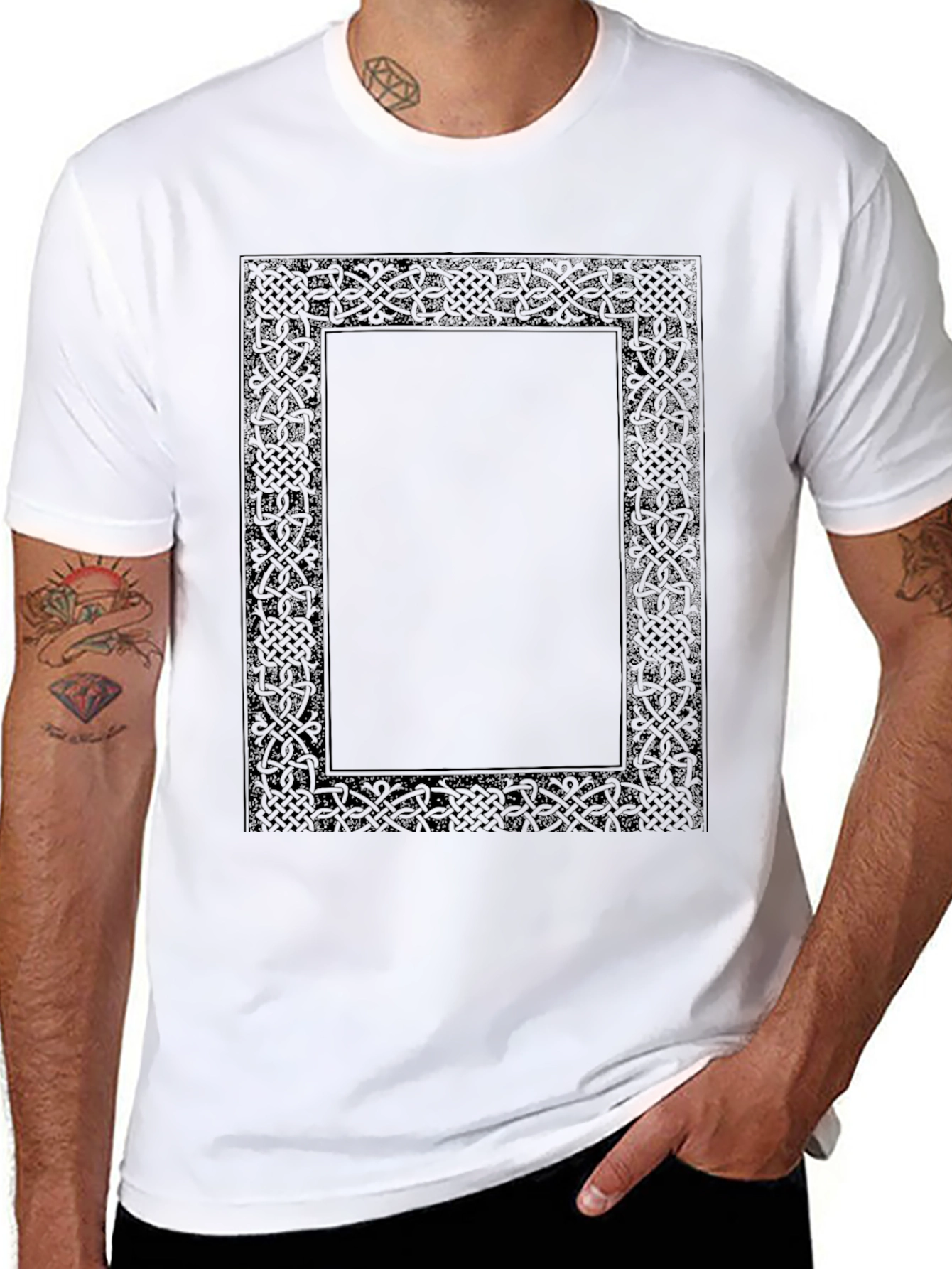 Celtic Knot Framed Graphic T-Shirt