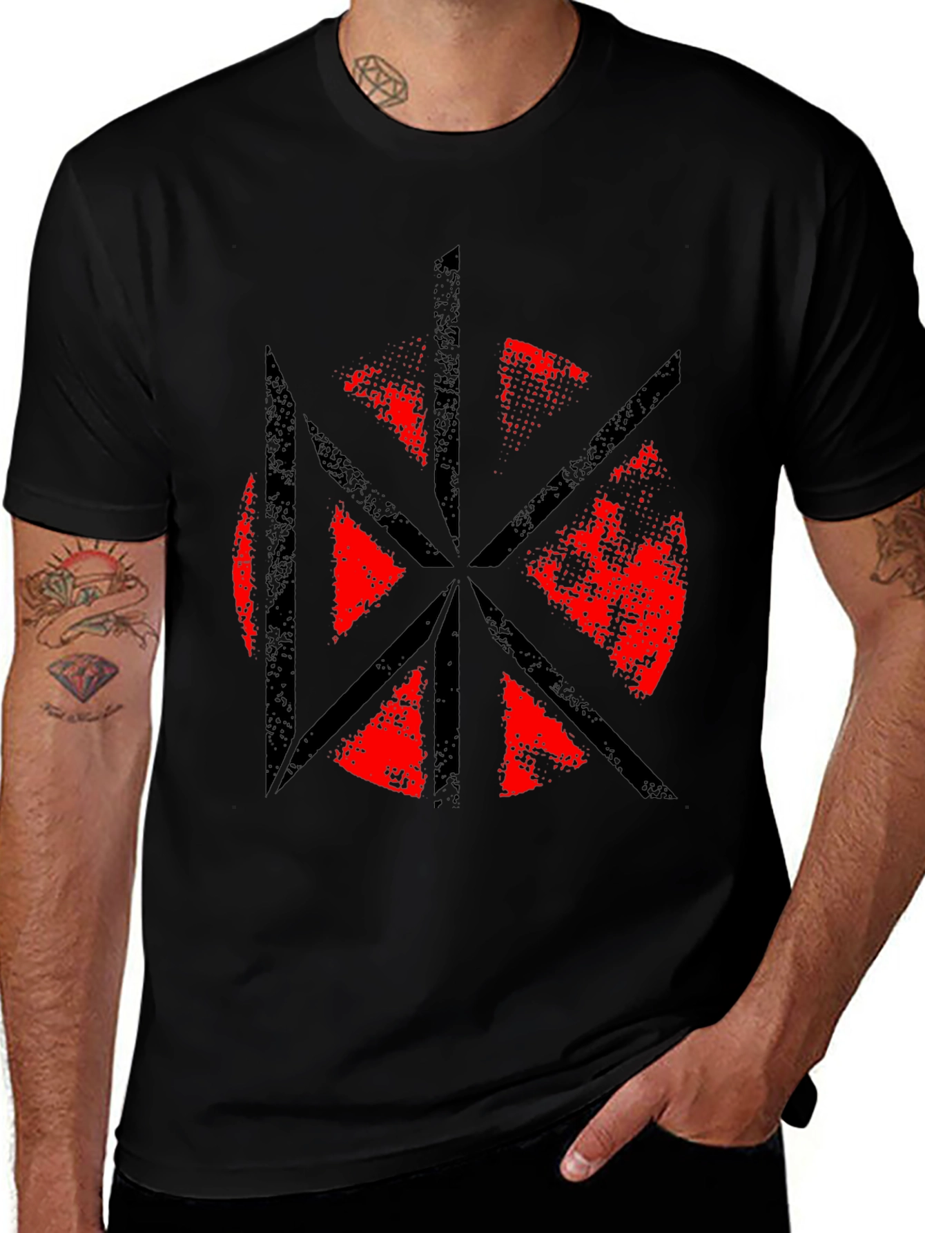Distressed Graphic Tee - Punk Rock Style