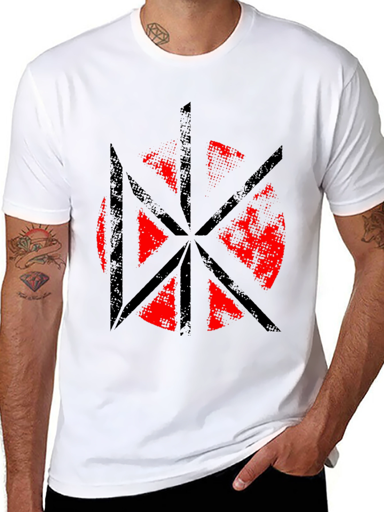 Distressed Graphic Tee - Punk Rock Style
