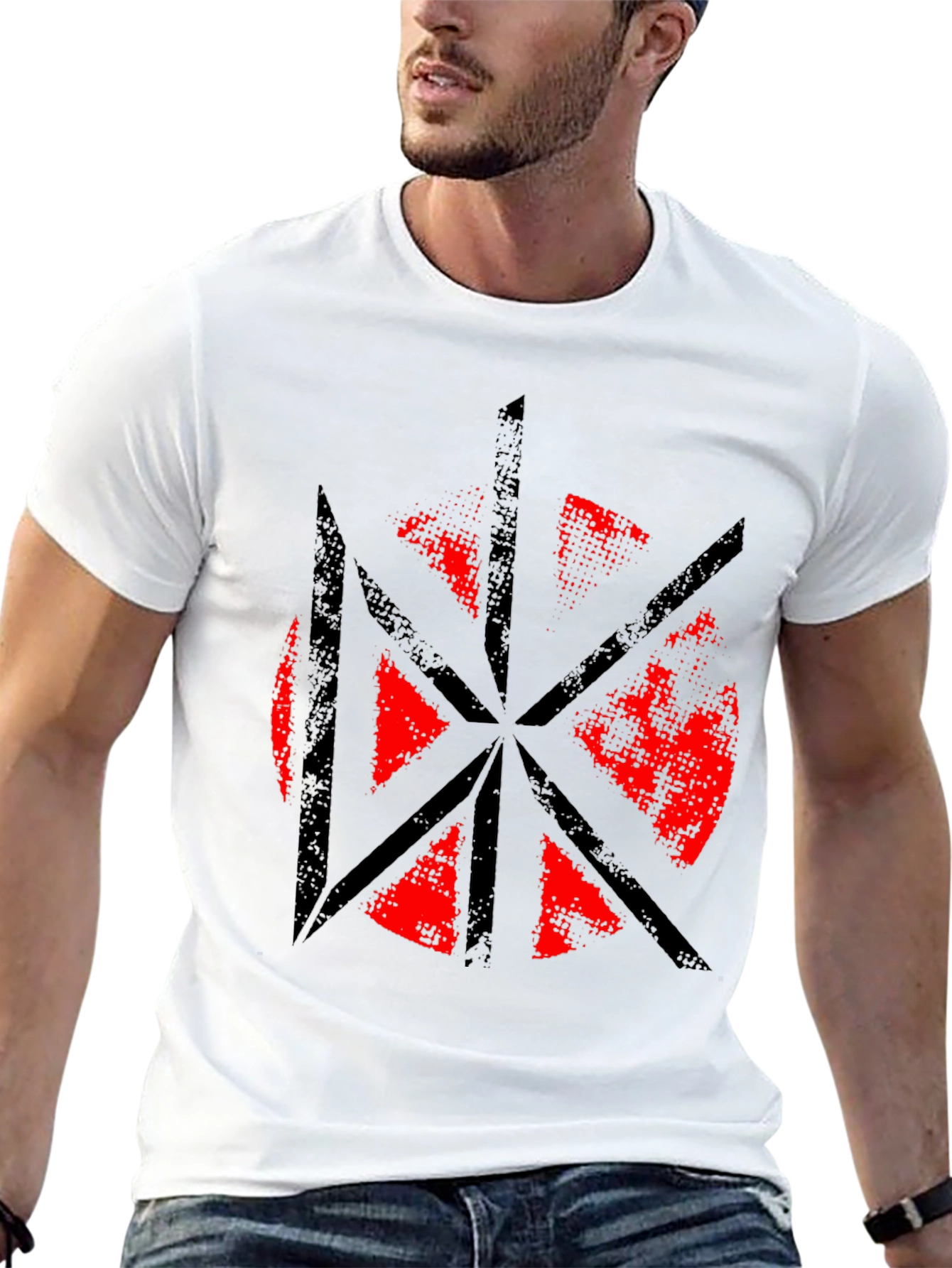 Distressed Graphic Tee - Punk Rock Style
