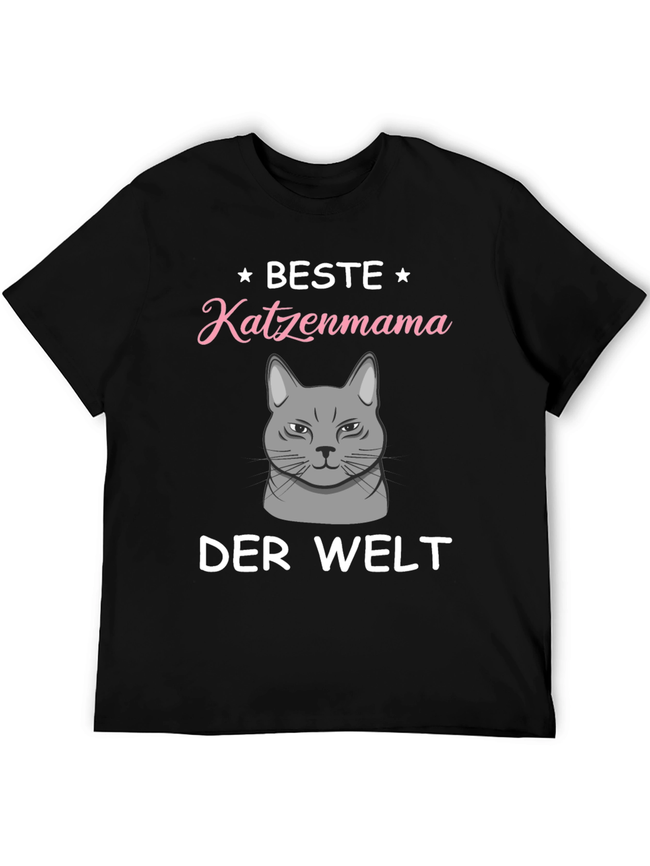 Best Cat Mama T-Shirt - German Text Design