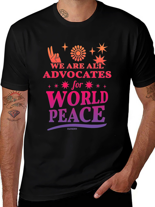 Advocates for World Peace Graphic Tee - Black