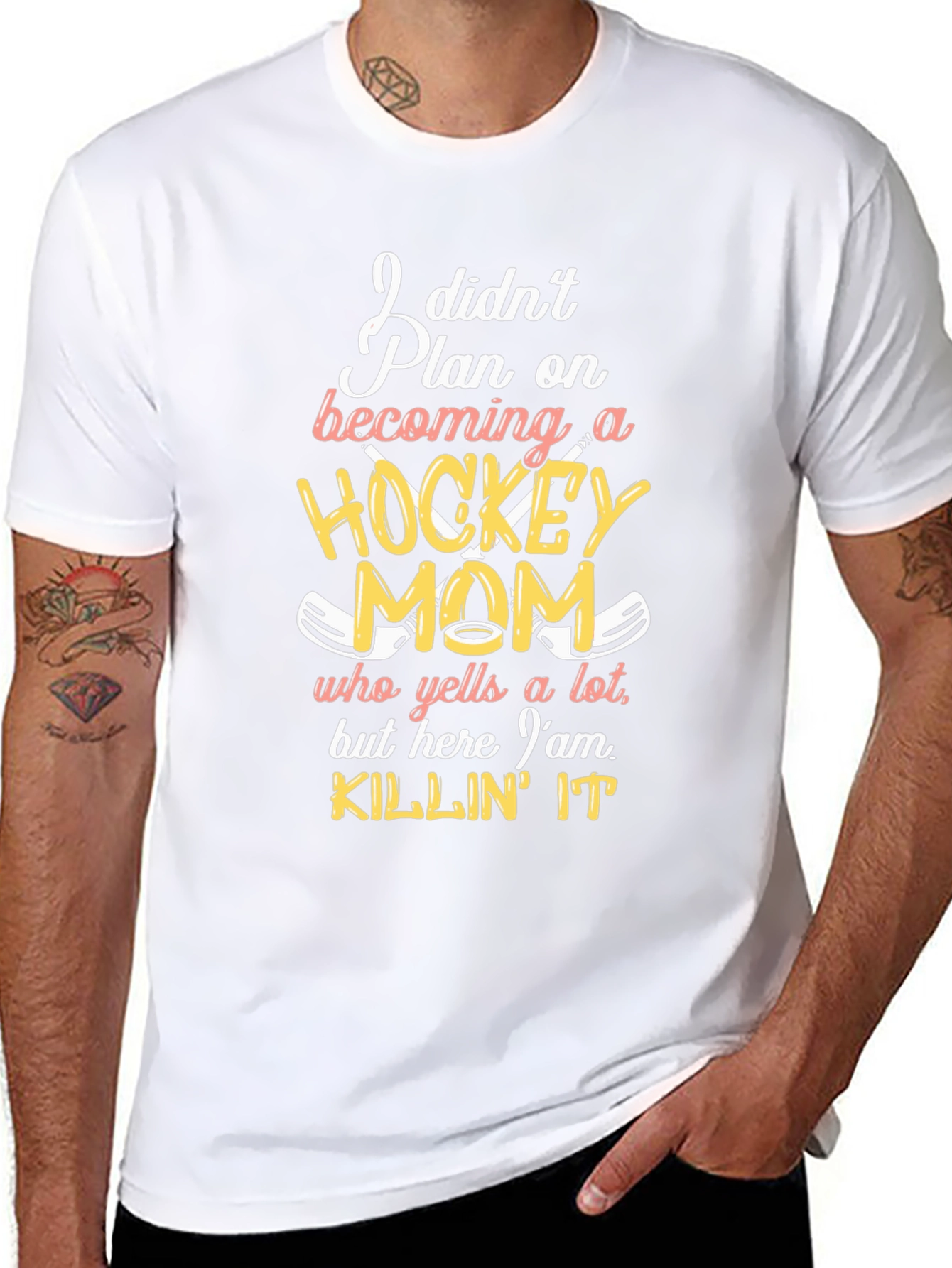 Hockey Mom T-Shirt - Funny Graphic Tee
