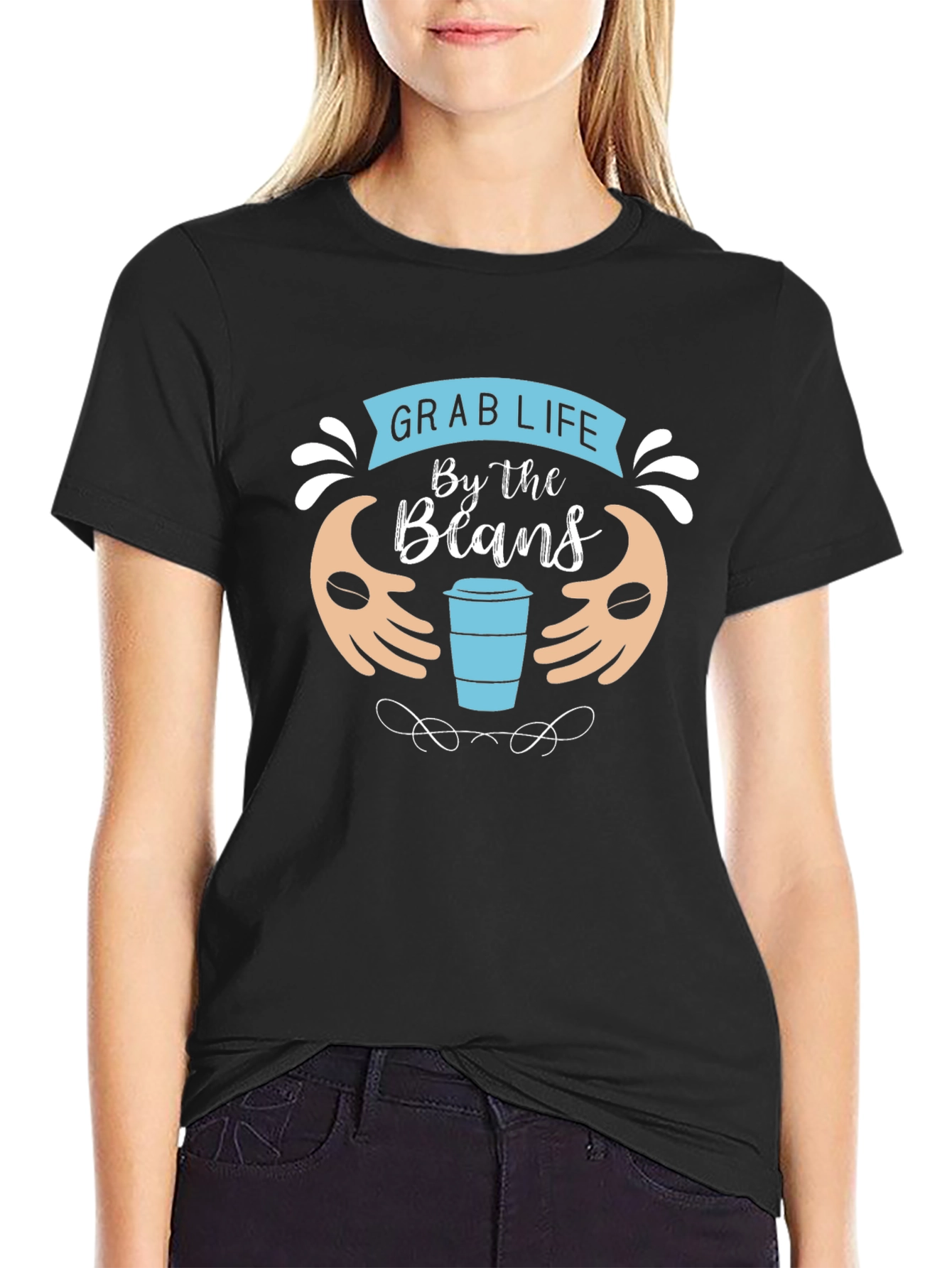 Grab Life By The Beans Graphic Tee
