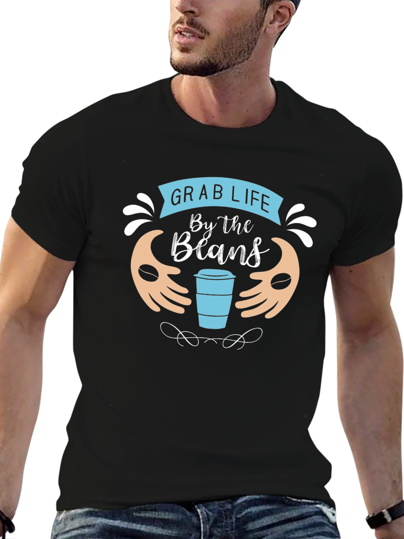 Grab Life By The Beans Graphic Tee