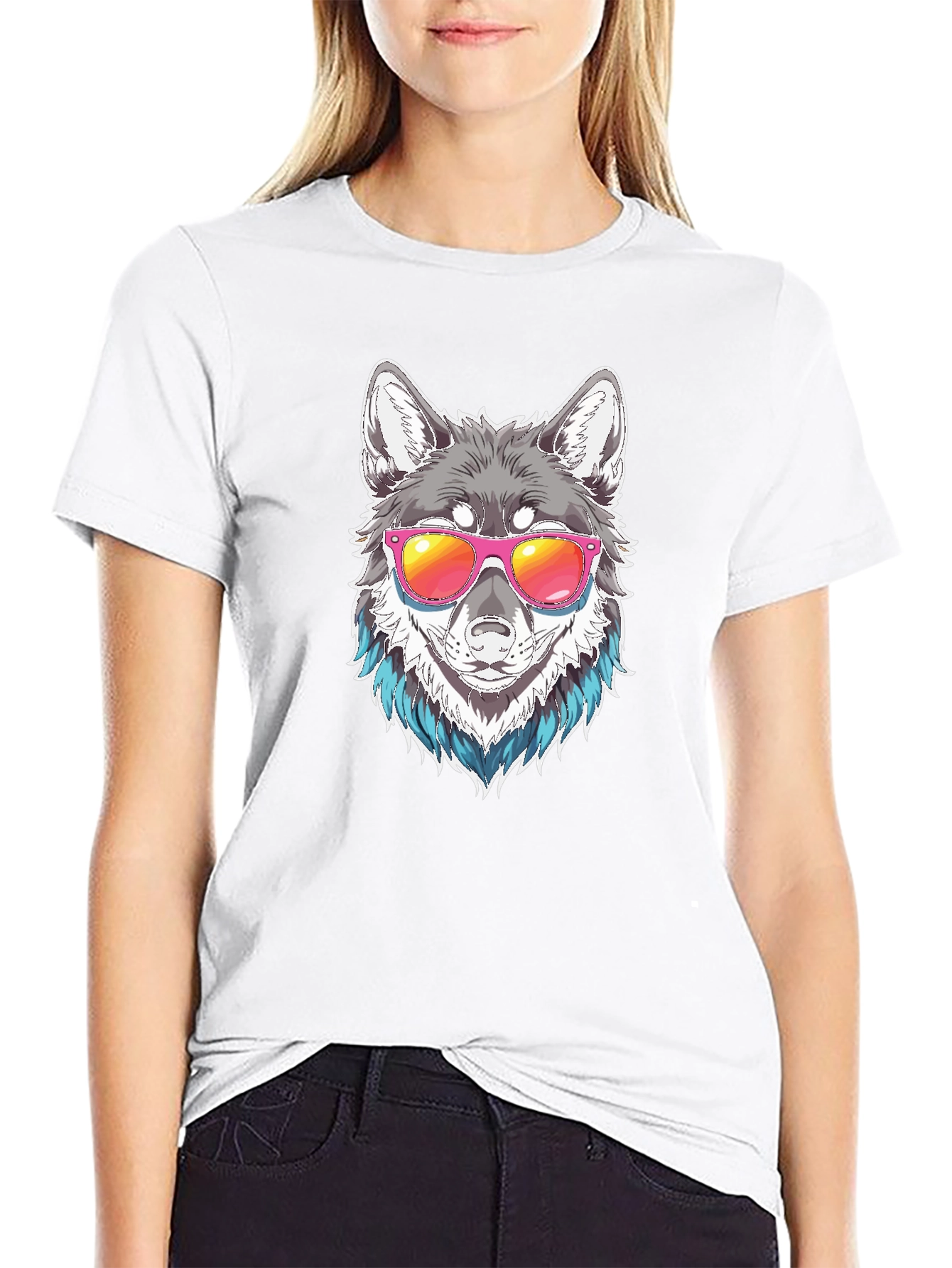 Cool Wolf Graphic Tee