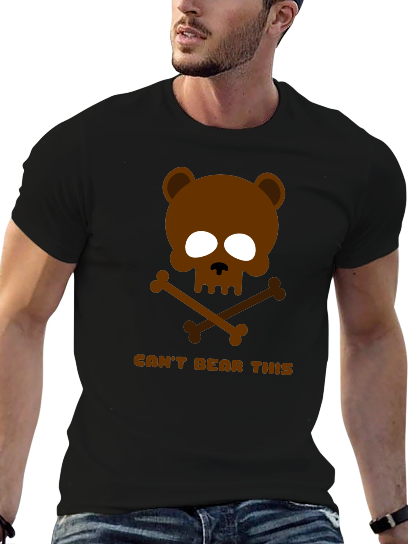 Cant Bear This Graphic T-Shirt - Mens Black Tee