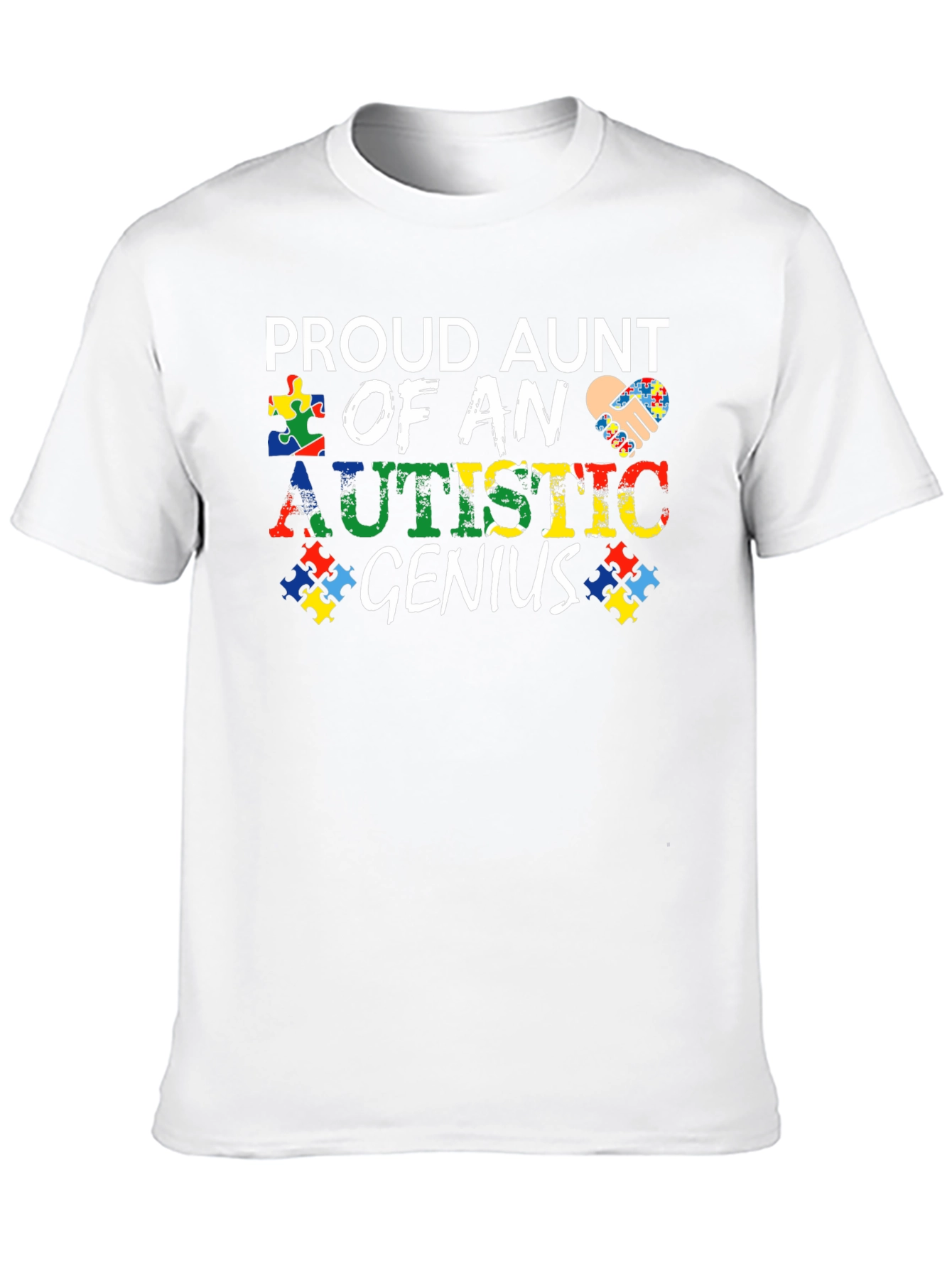 Proud Aunt of an Autistic Genius T-Shirt