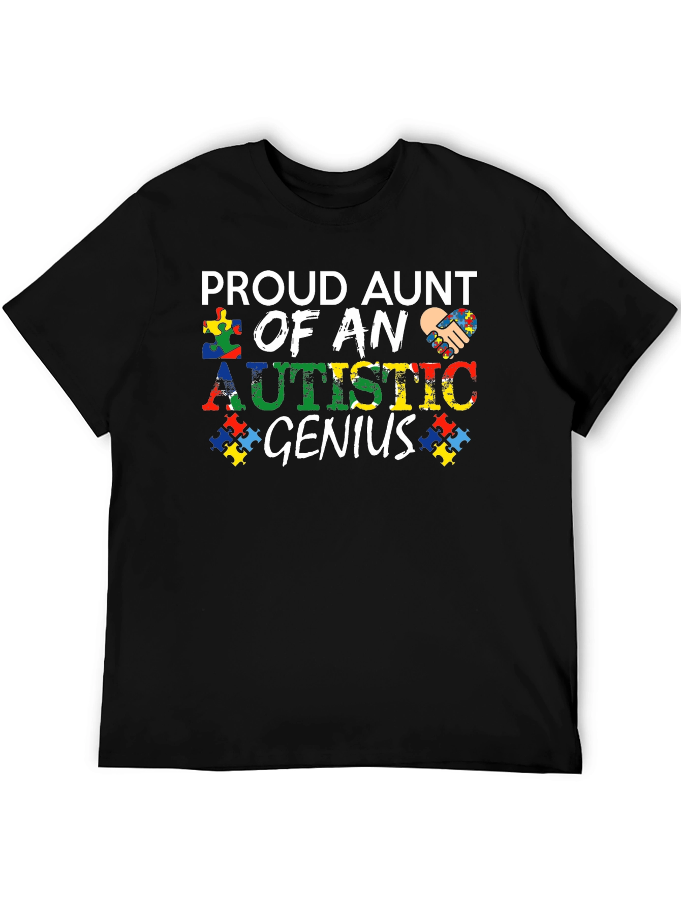 Proud Aunt of an Autistic Genius T-Shirt