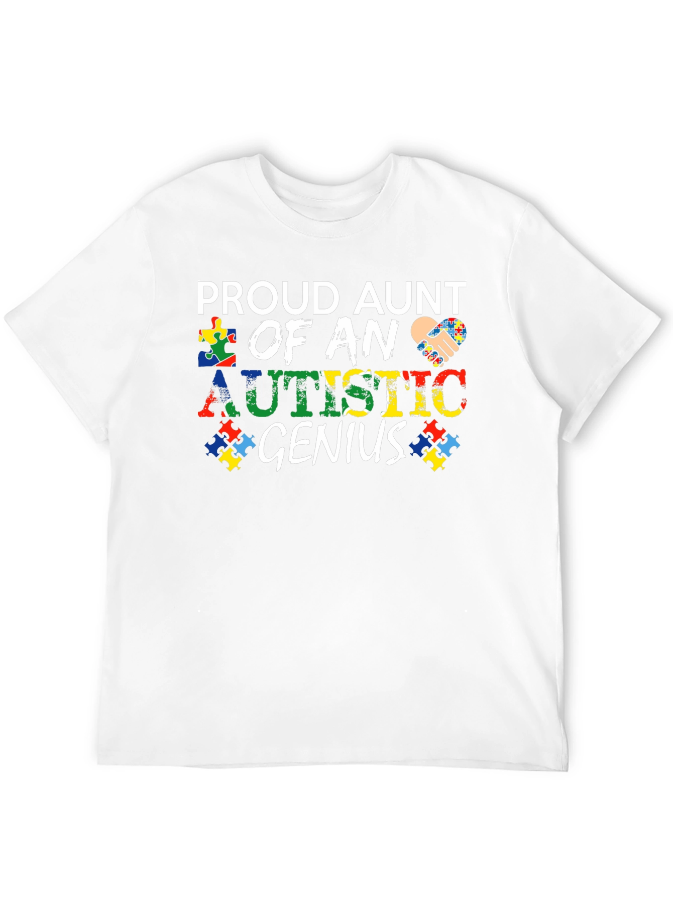 Proud Aunt of an Autistic Genius T-Shirt