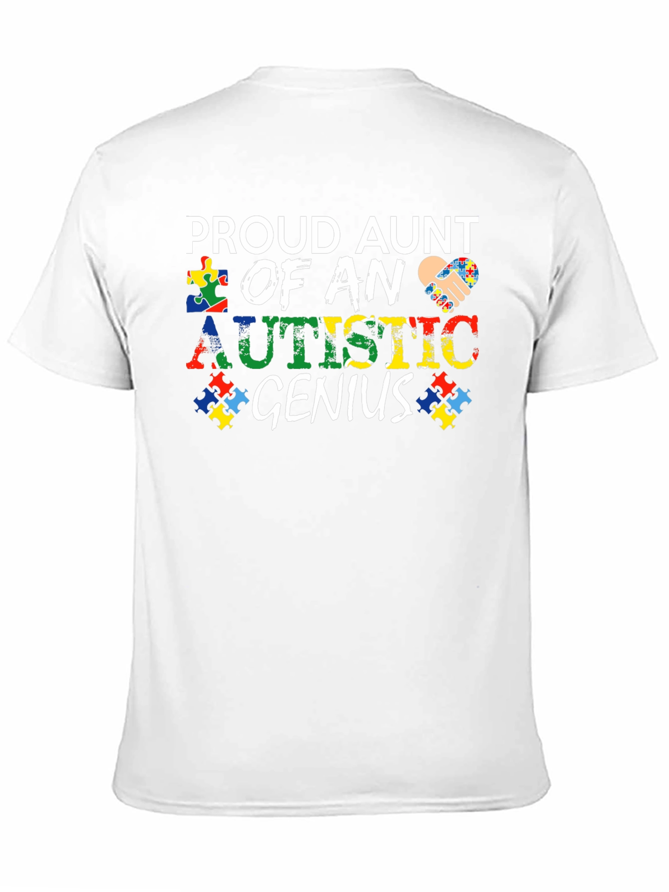 Proud Aunt of an Autistic Genius T-Shirt