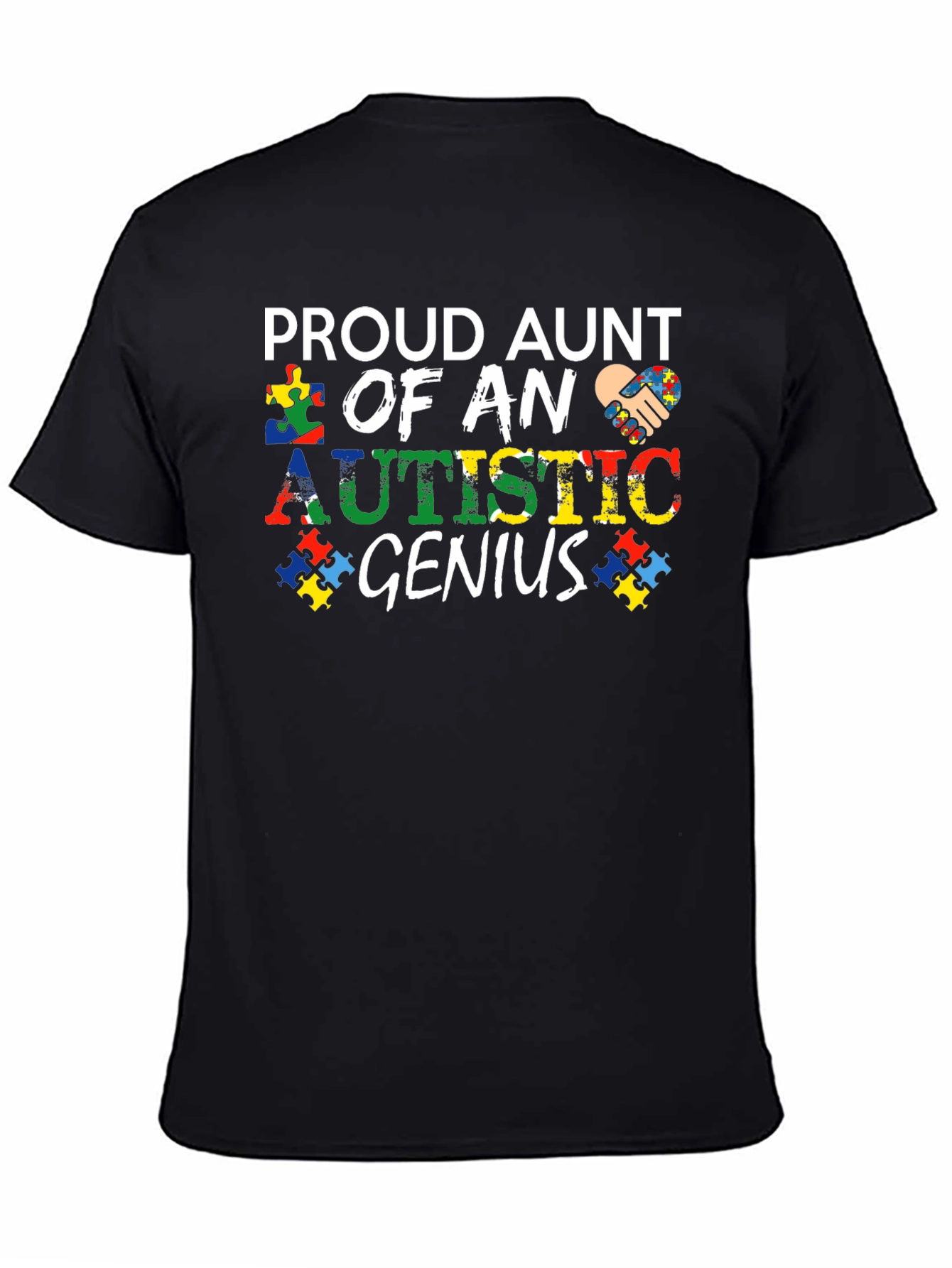 Proud Aunt of an Autistic Genius T-Shirt