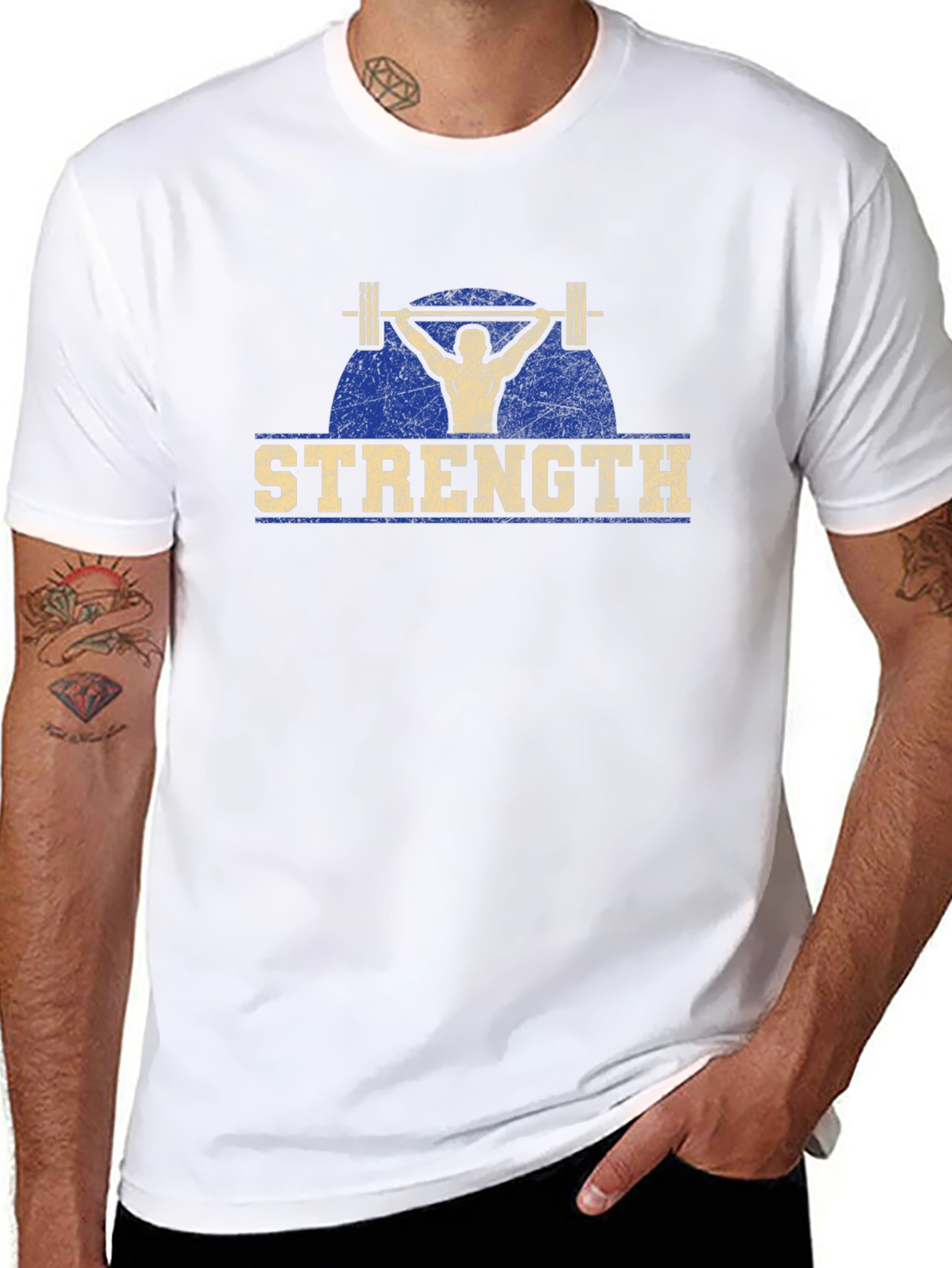 Strength Graphic Print T-Shirt