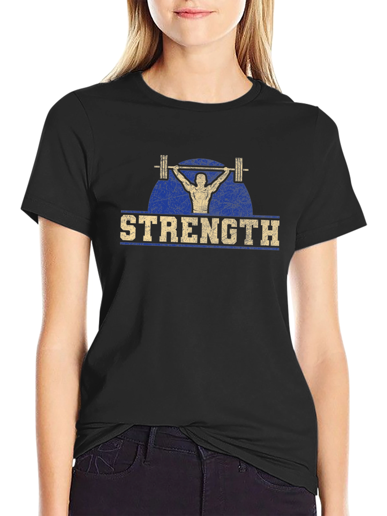 Strength Graphic Print T-Shirt