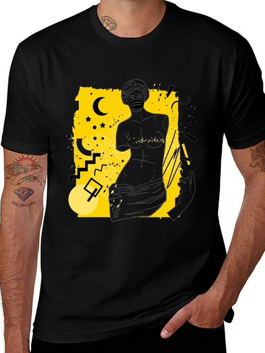 Abstract Silhouette Graphic Tee