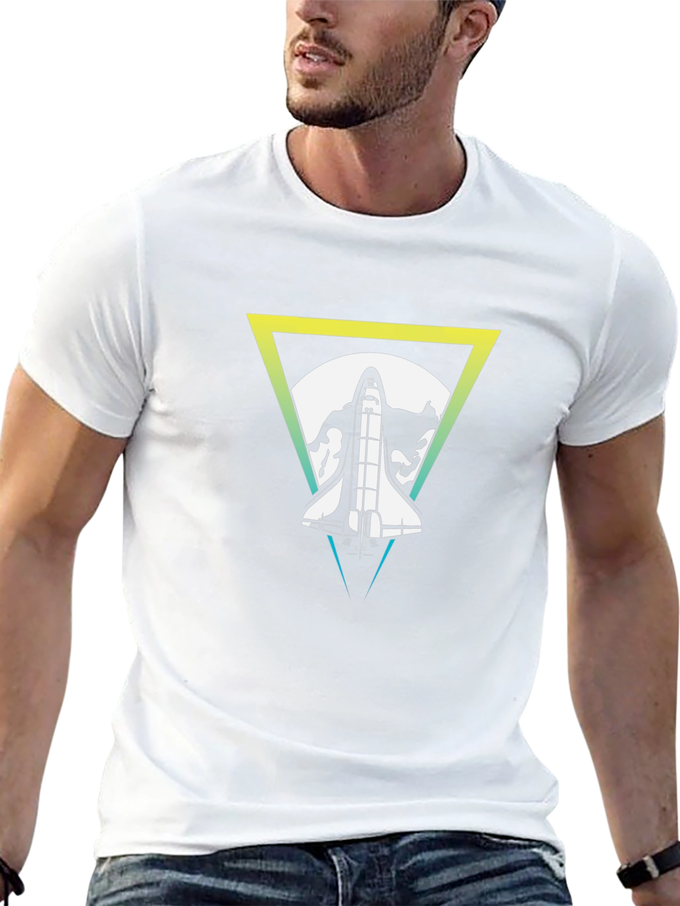 Space Shuttle Graphic Tee - Retro Style