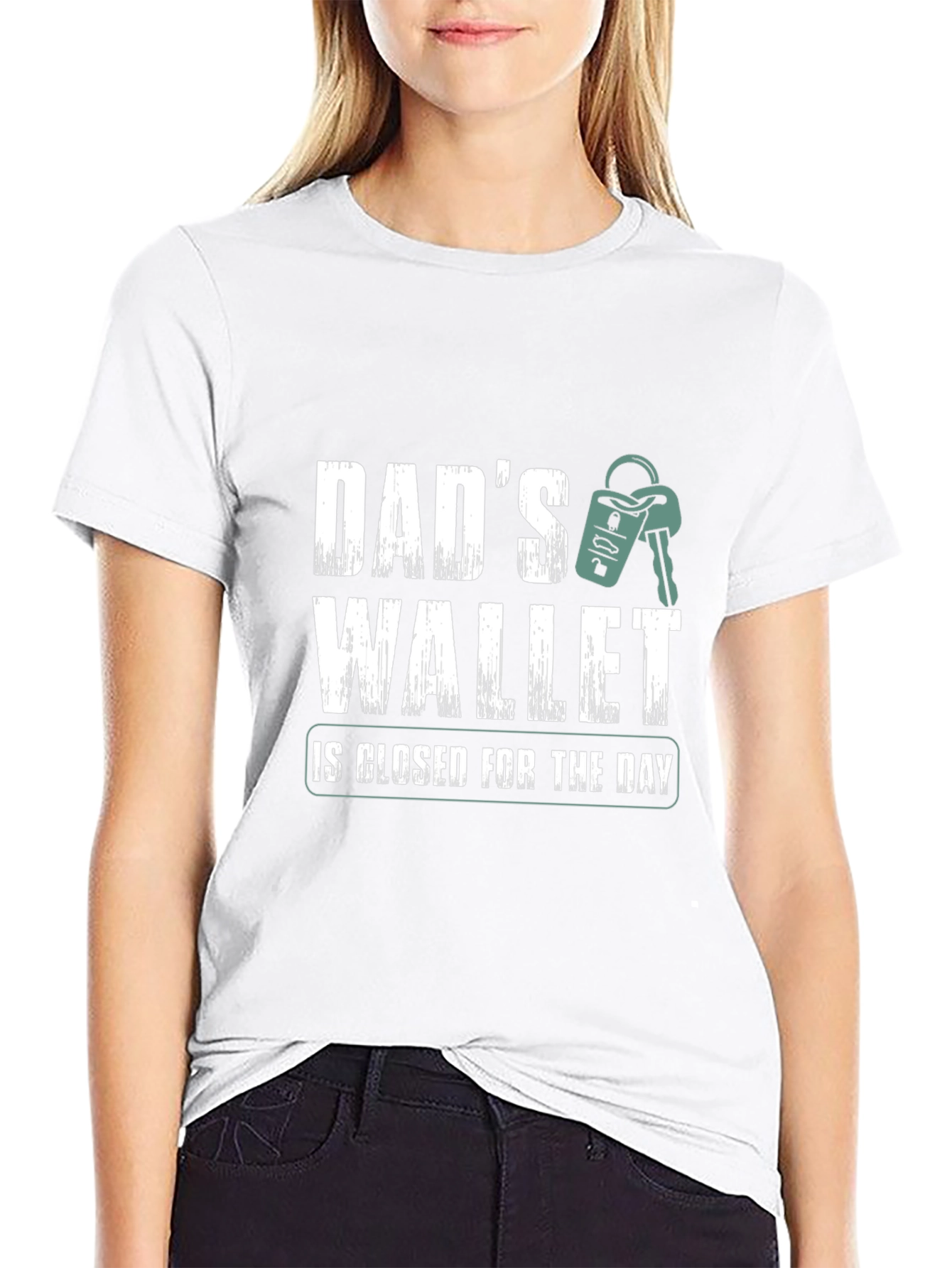 Dads Wallet Closed T-Shirt - Funny Fathers Day Tee