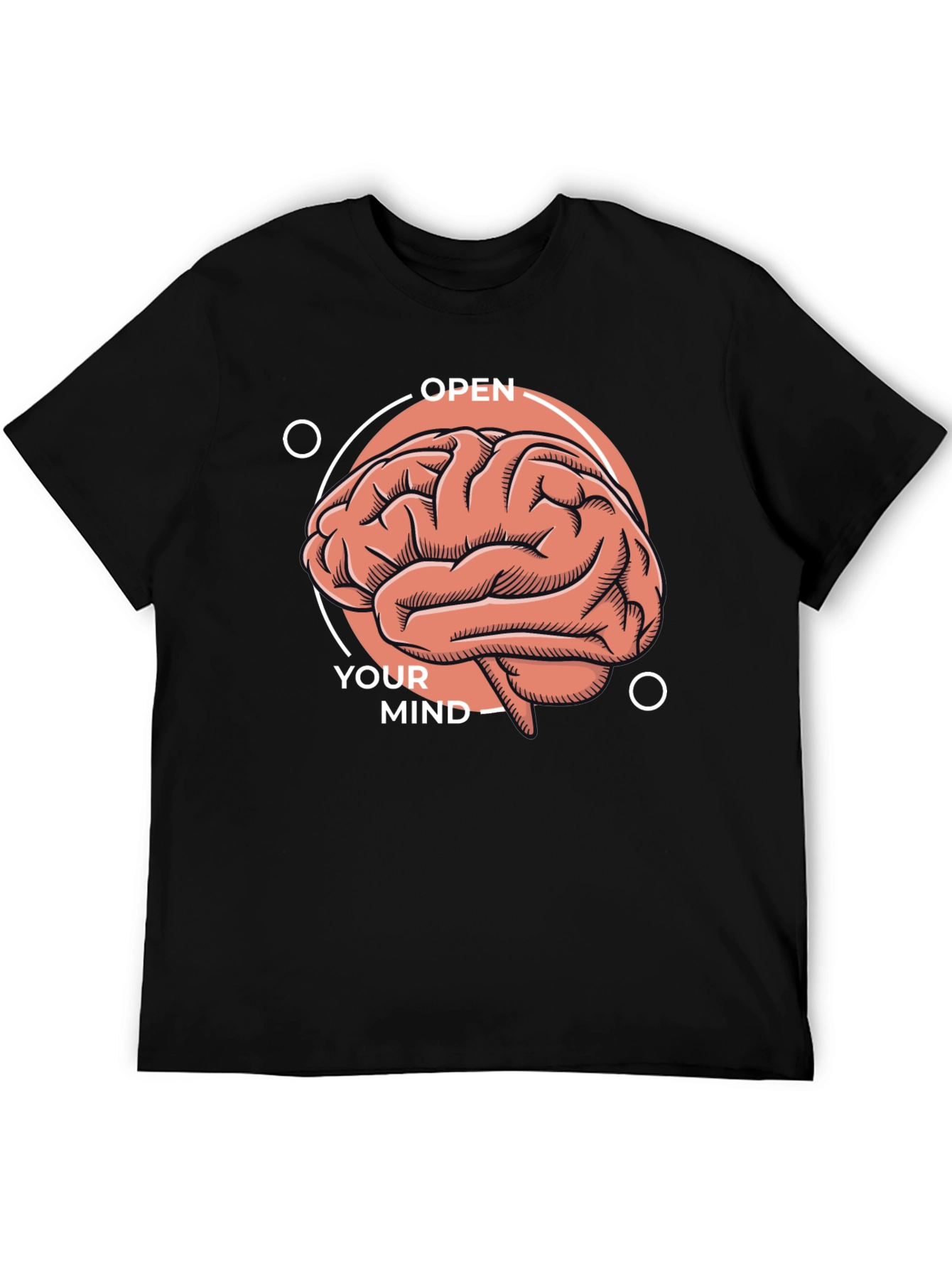 Open Your Mind Brain Graphic T-Shirt
