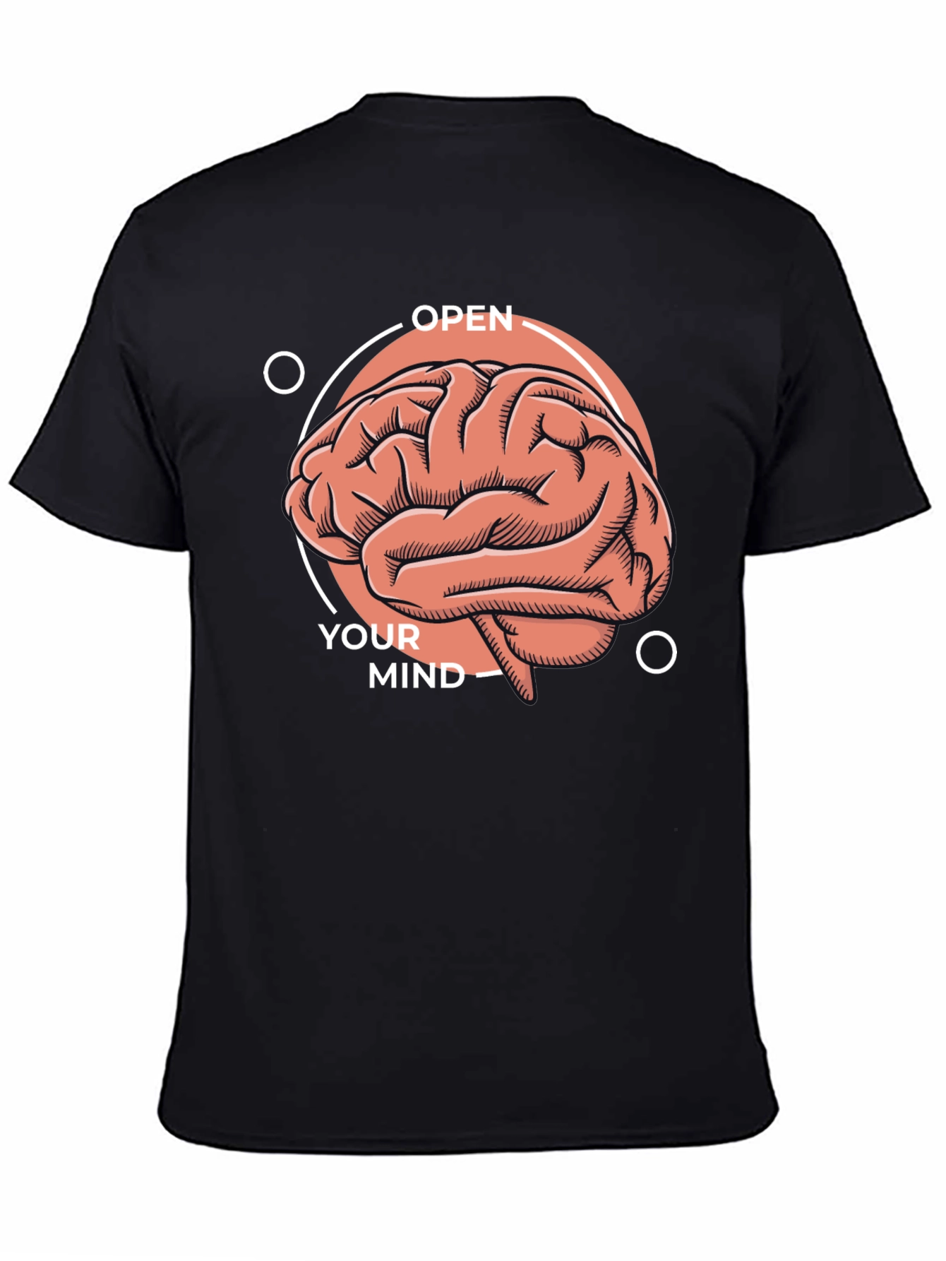 Open Your Mind Brain Graphic T-Shirt