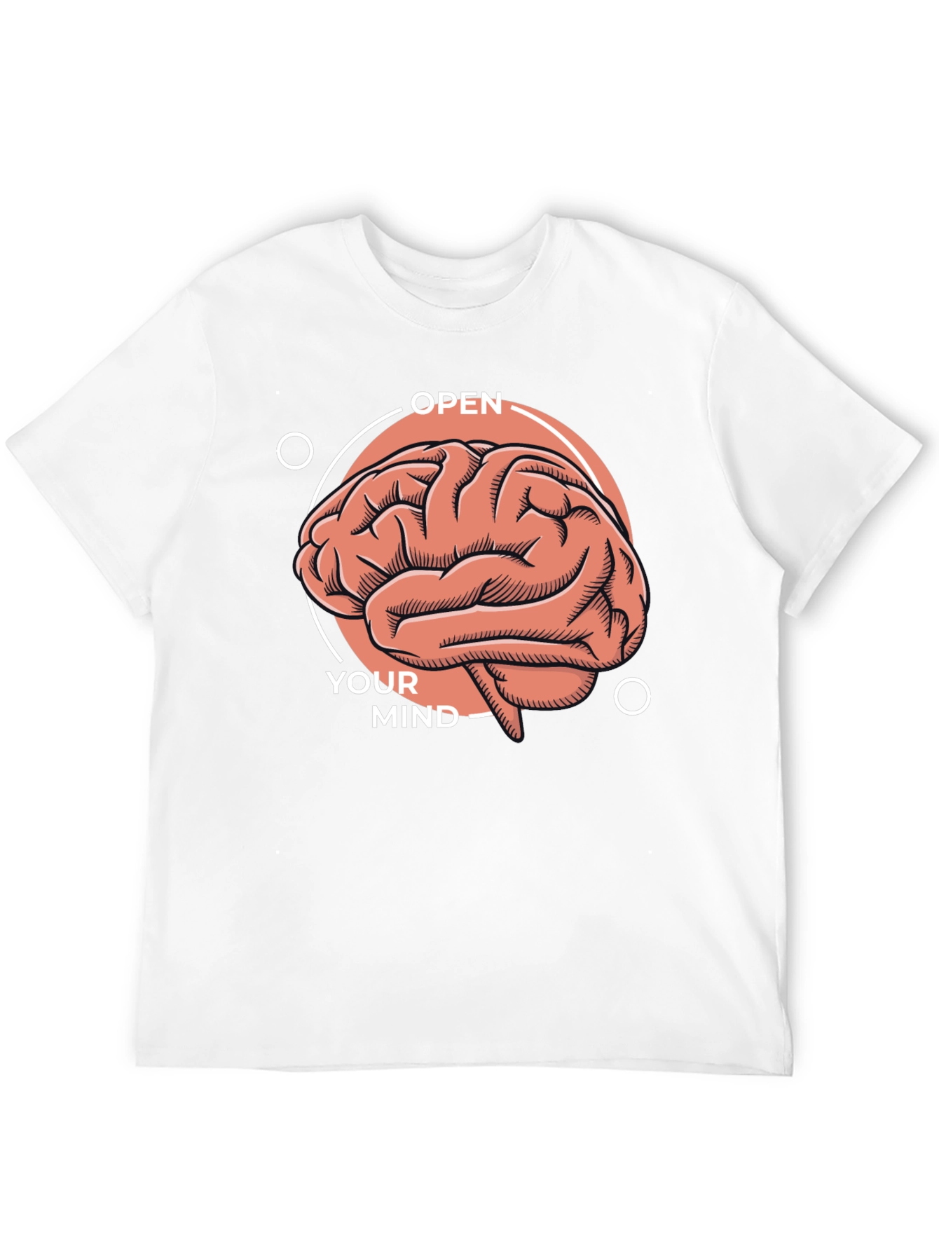 Open Your Mind Brain Graphic T-Shirt