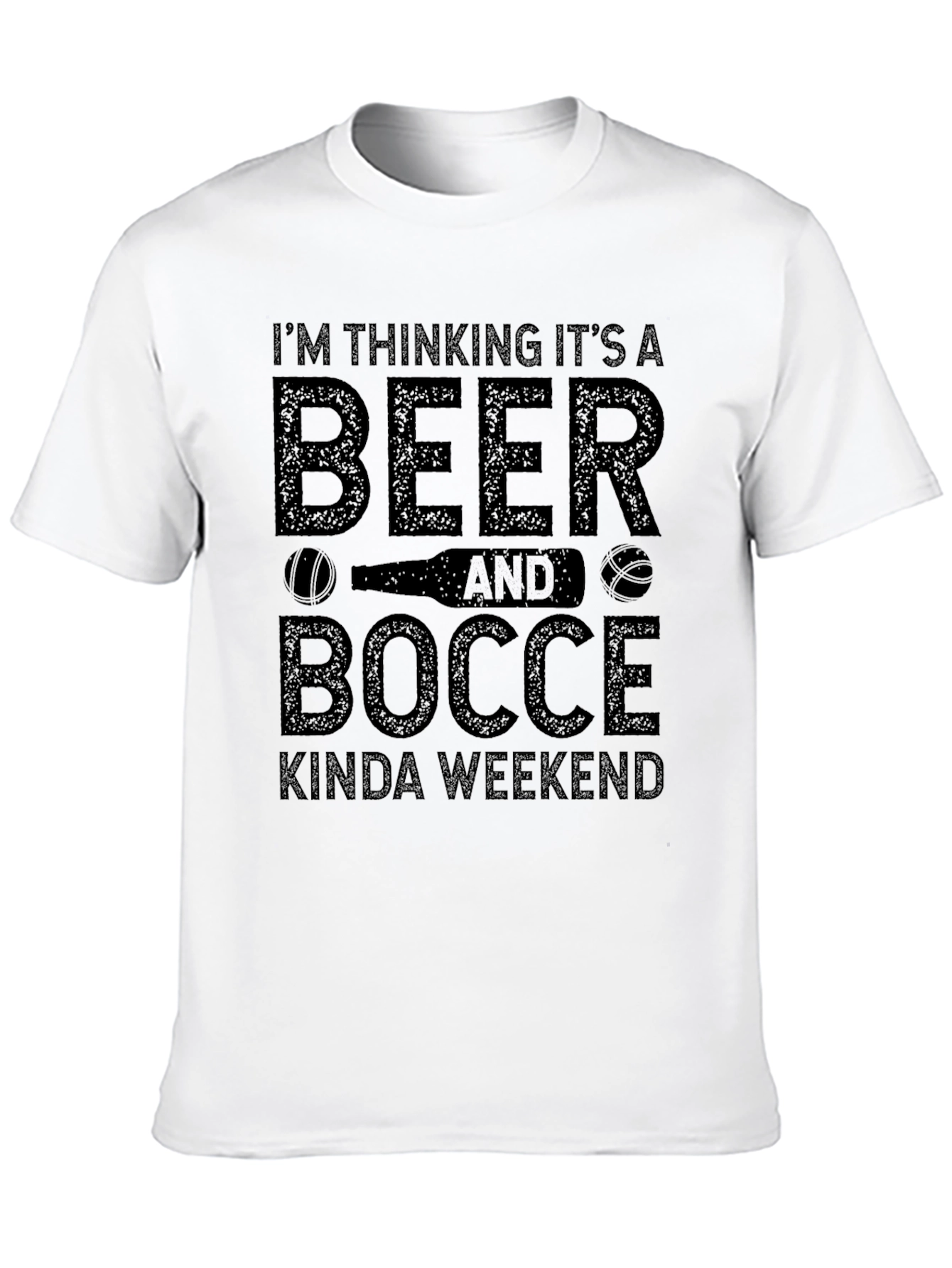 Beer and Bocce Weekend Graphic T-Shirt