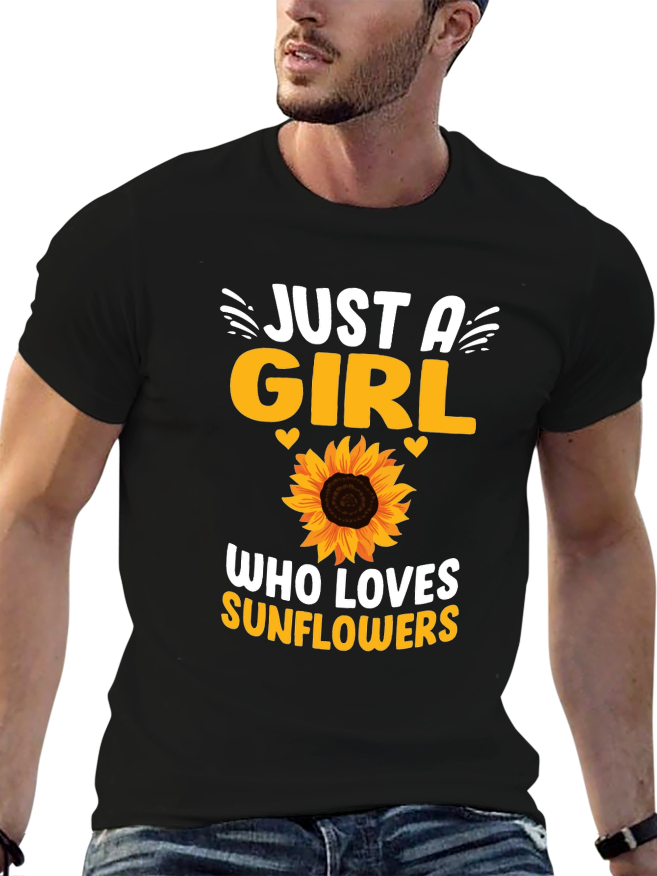 Sunflower Girls Black Graphic Tee
