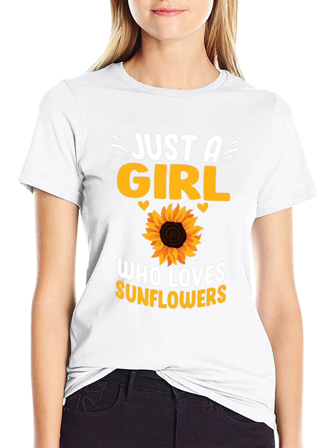 Sunflower Girls Black Graphic Tee