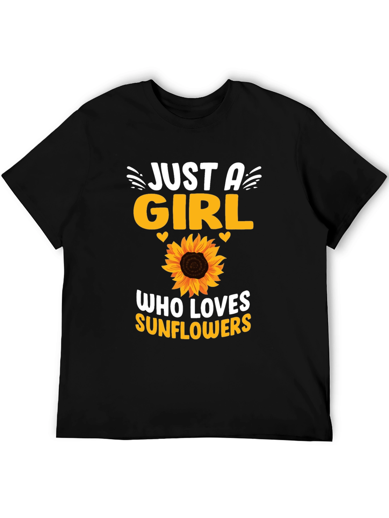 Sunflower Girls Black Graphic Tee