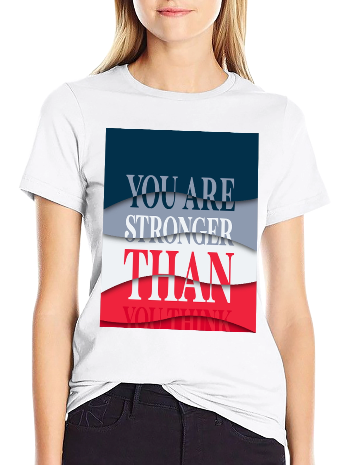 Motivational You Are Stronger Graphic Tee
