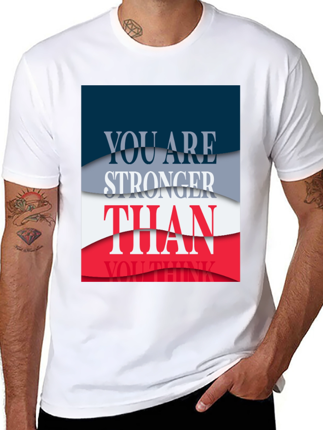 Motivational You Are Stronger Graphic Tee