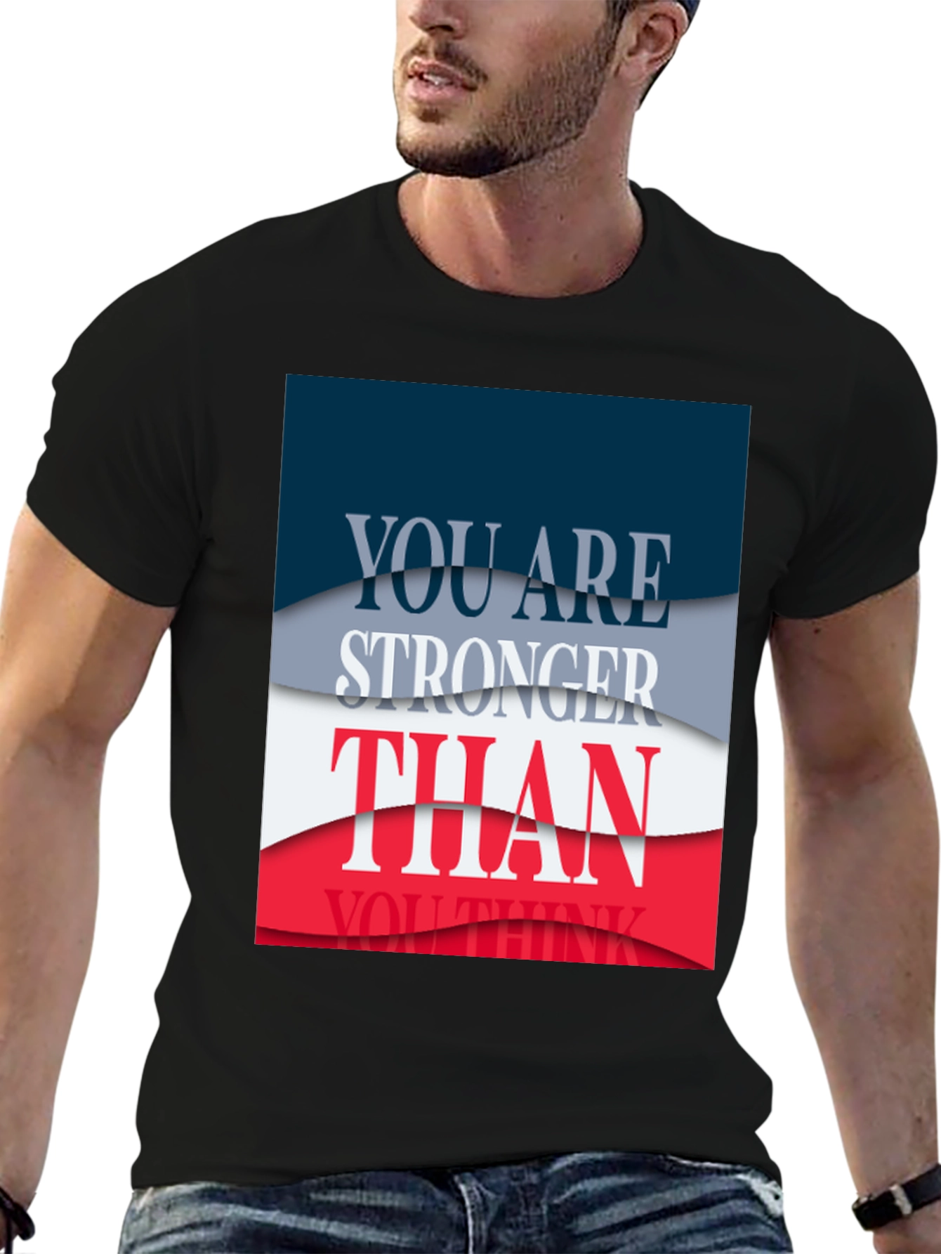 Motivational You Are Stronger Graphic Tee