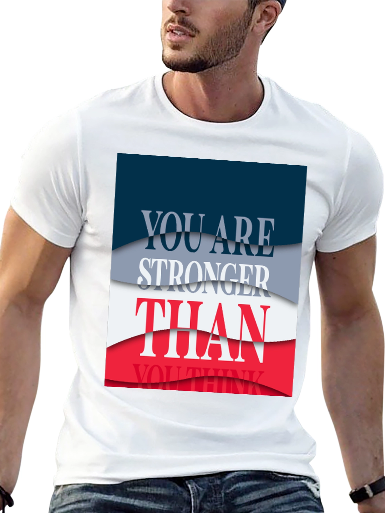 Motivational You Are Stronger Graphic Tee