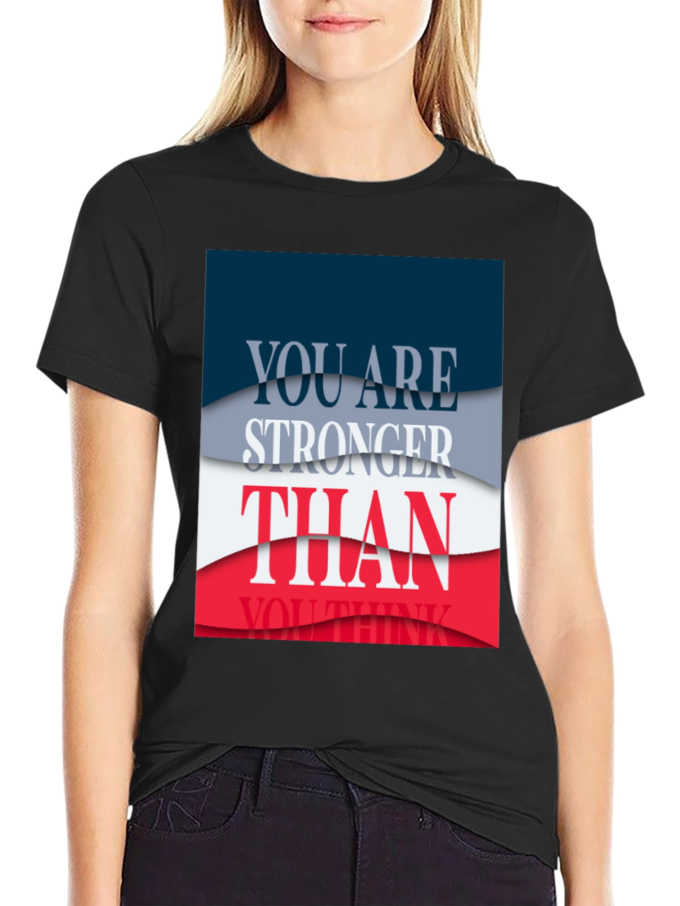 Motivational You Are Stronger Graphic Tee