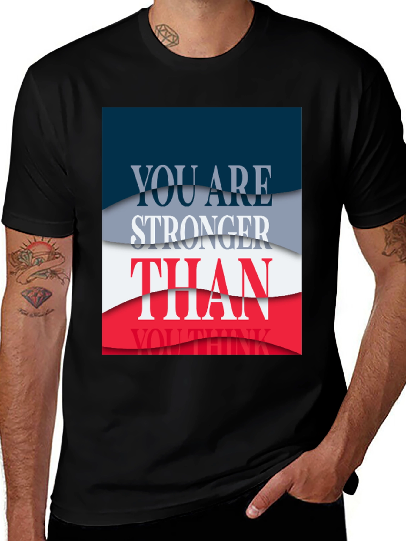Motivational You Are Stronger Graphic Tee