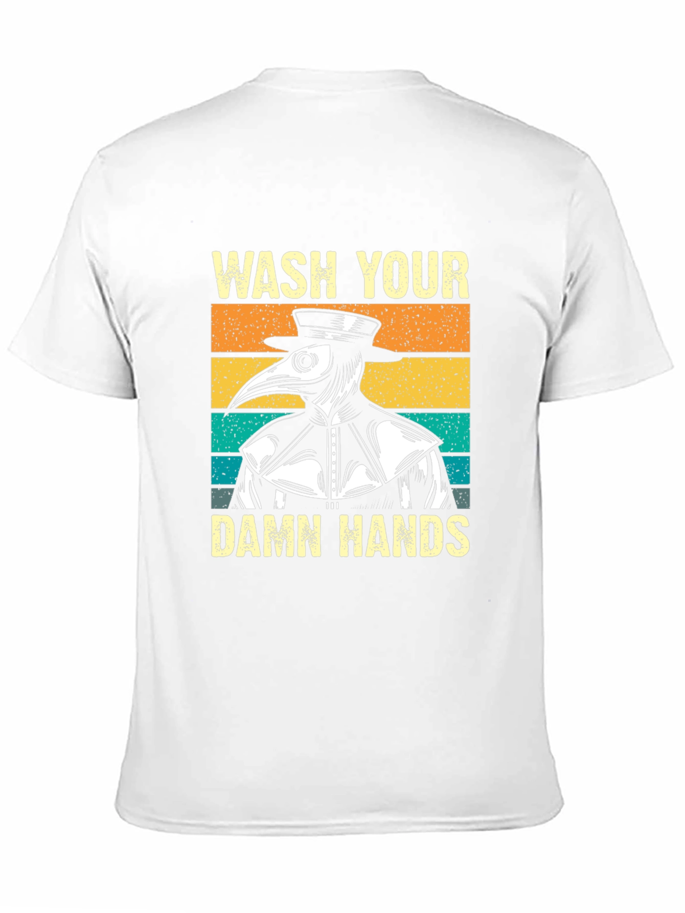 Wash Your Damn Hands Plague Doctor Graphic Tee