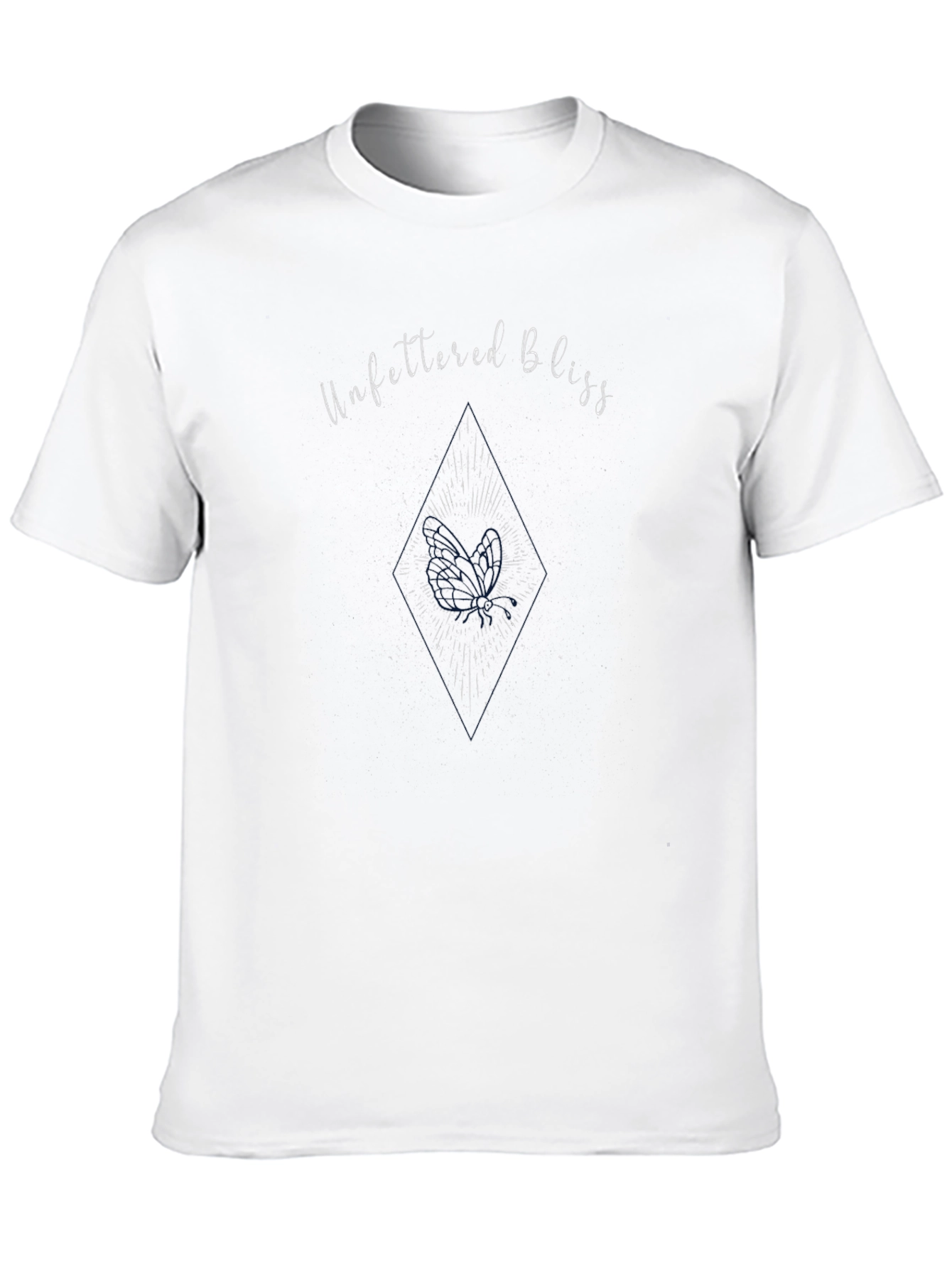 Unfettered Bliss Graphic Black T-Shirt
