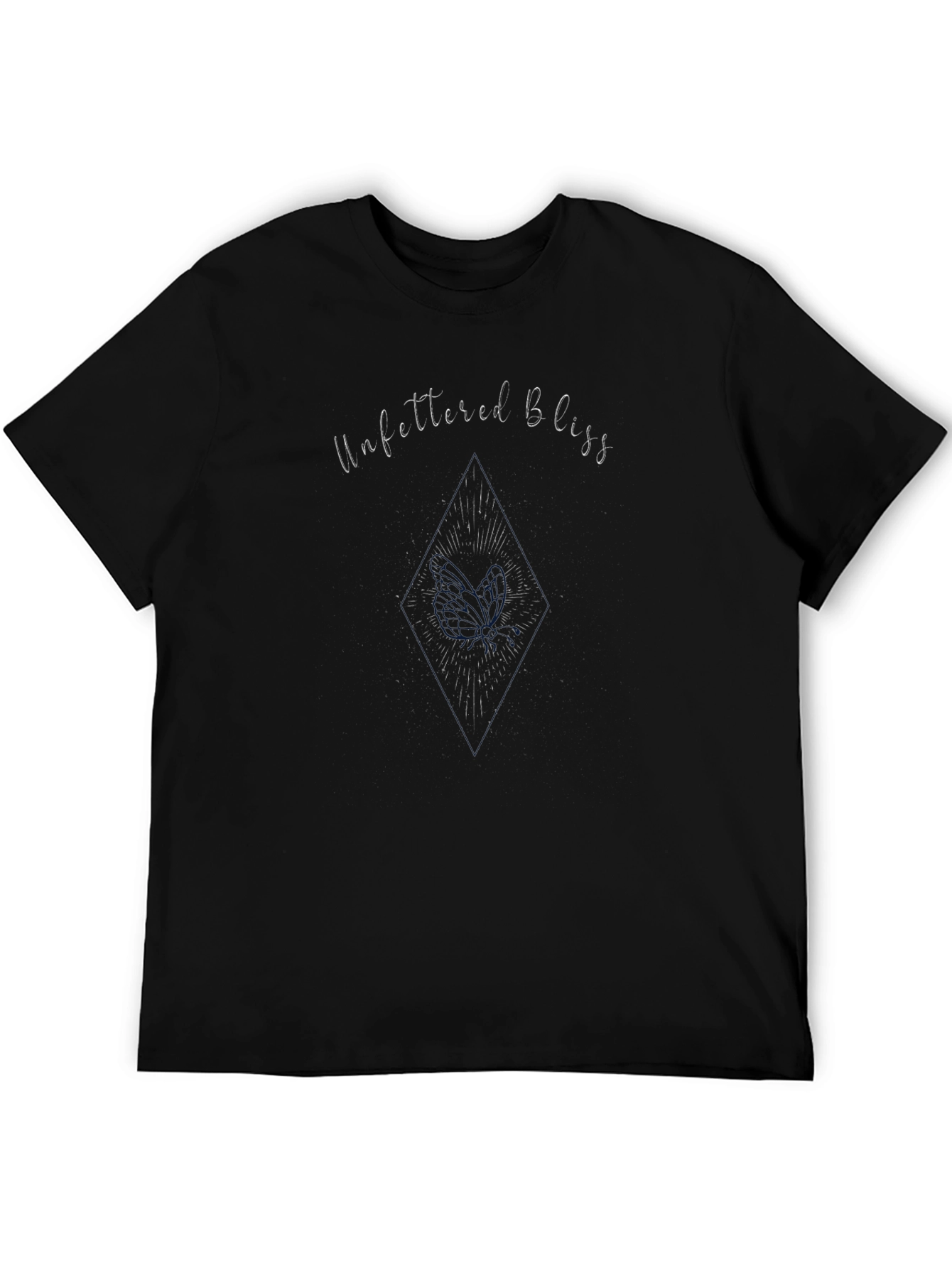 Unfettered Bliss Graphic Black T-Shirt