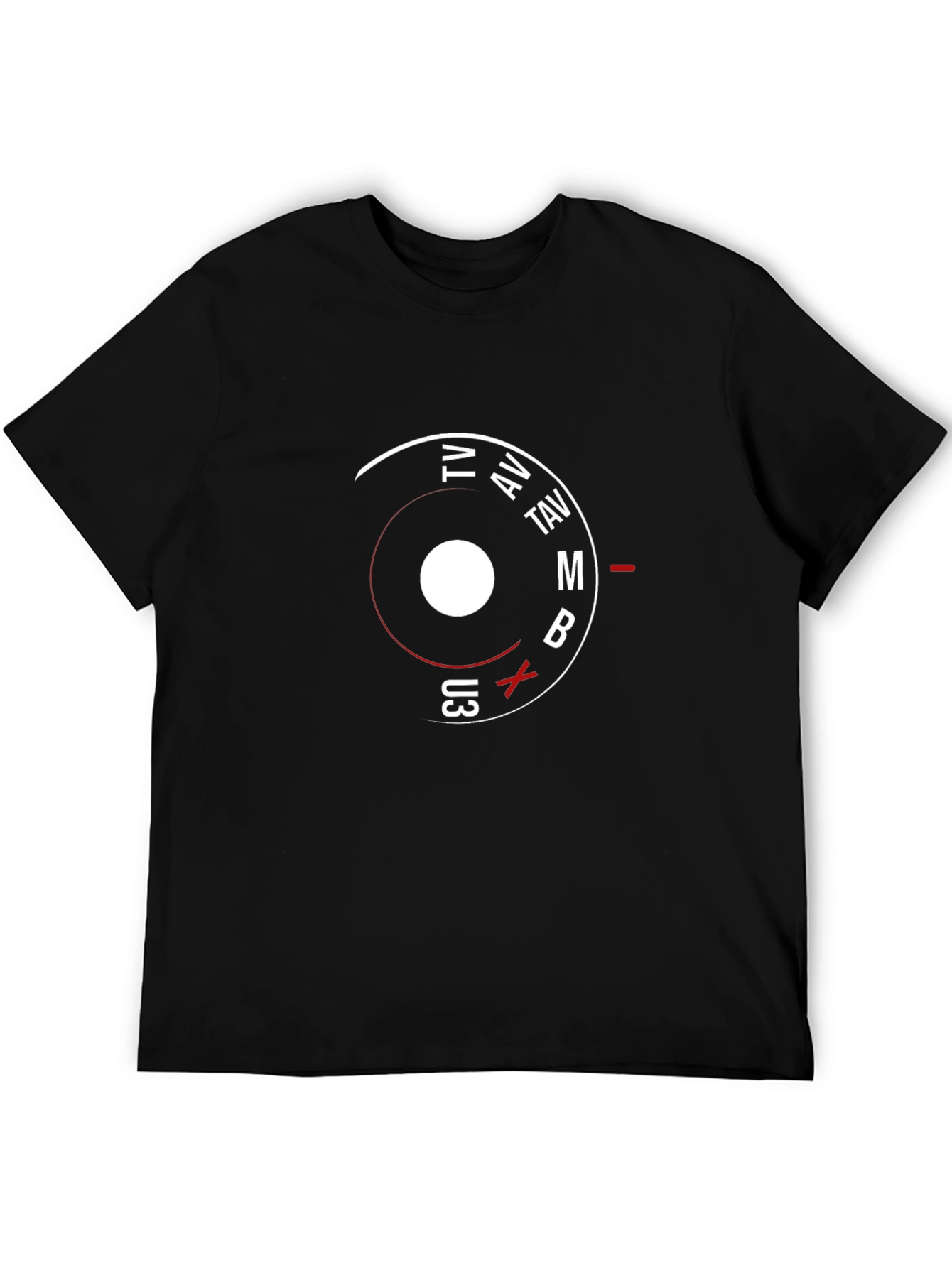 Camera Mode Dial Graphic Tee - Photographer Shirt
