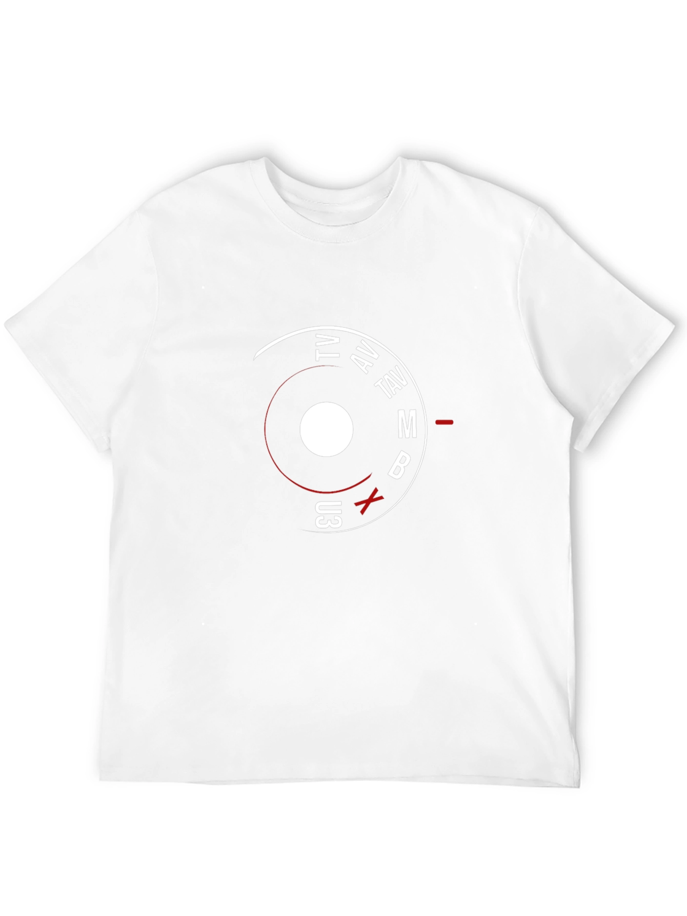 Camera Mode Dial Graphic Tee - Photographer Shirt