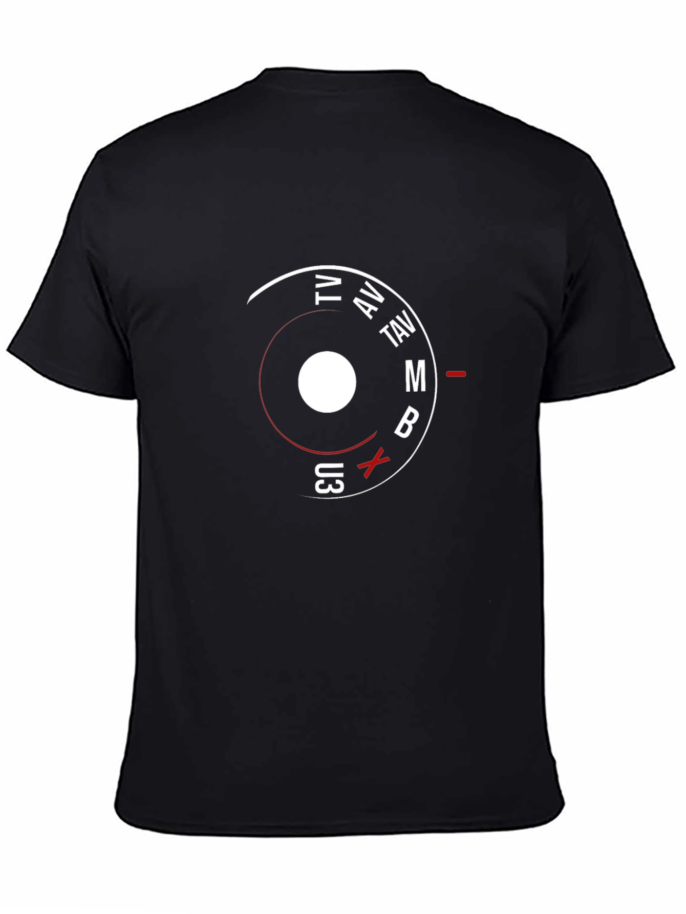 Camera Mode Dial Graphic Tee - Photographer Shirt