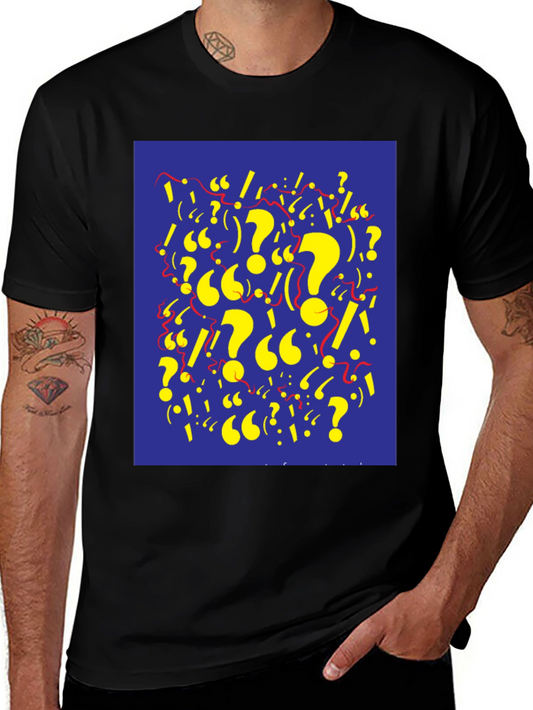 Question Mark Graphic Tee - Stylish and Unique